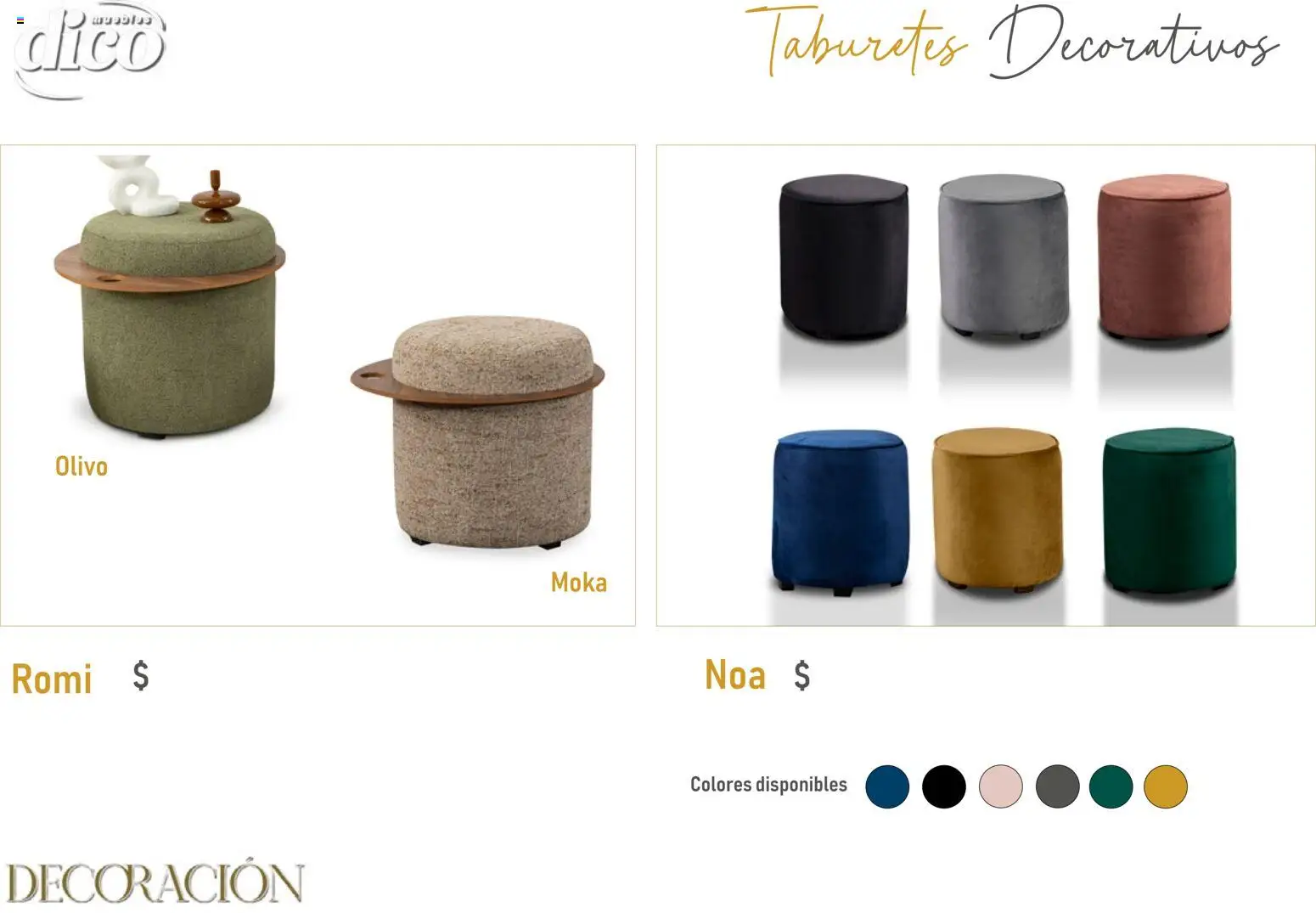Nuevas ofertas de Muebles Dico válidas en toda la República Mexicana desde el 09/12/2025. ¡Encuentra las mejores ofertas en Muebles Dico catálogo Decoración! | Página: 39 | Productos: Decoración