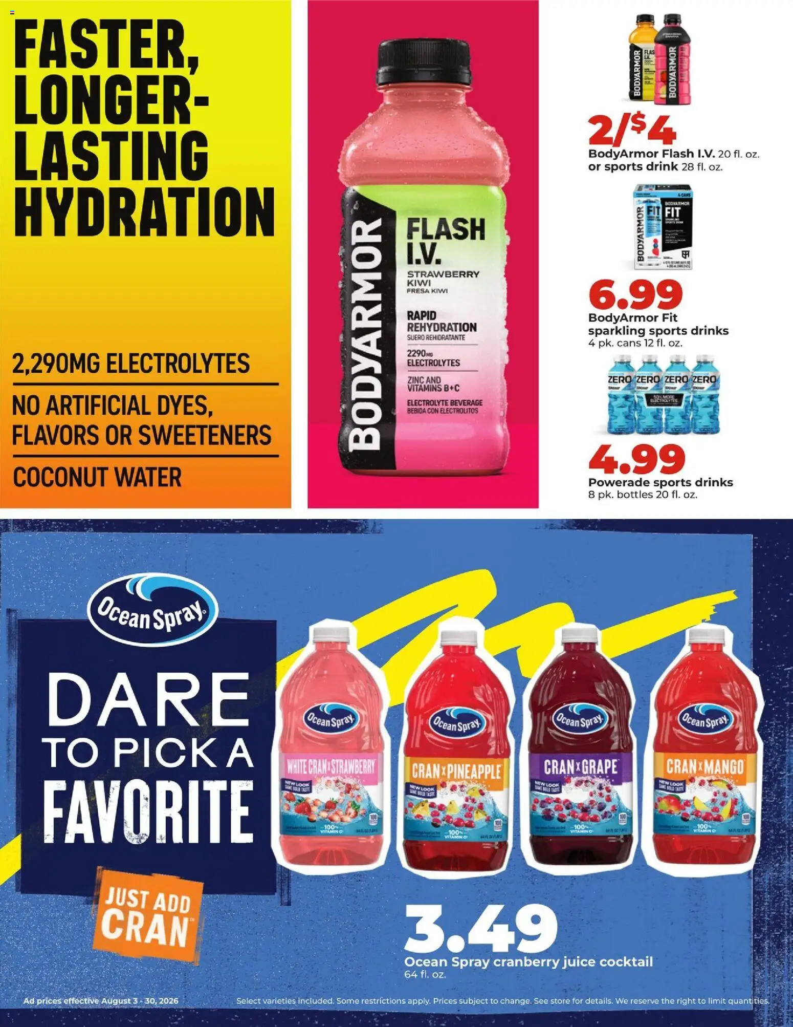 HyVee Monthly Ad - valid from 08/03/2026 | Page: 5 | Products: Juice, Pineapple, Kiwi, Mango