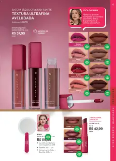 Eudora - Revista 8/2026 - Pré-Visualização do folheto da loja Eudora, válido de 13.05.2026 | Página: 91 | Produtos: Batom, Espelho, Vinho, Cabo