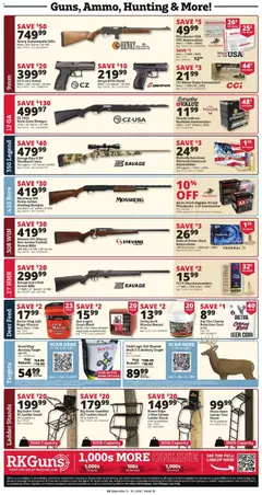 Preview of Rural King weekly ads valid from 09/03/2026 | Page: 10 | Products: Shotgun, Sugar, Game, Rifle