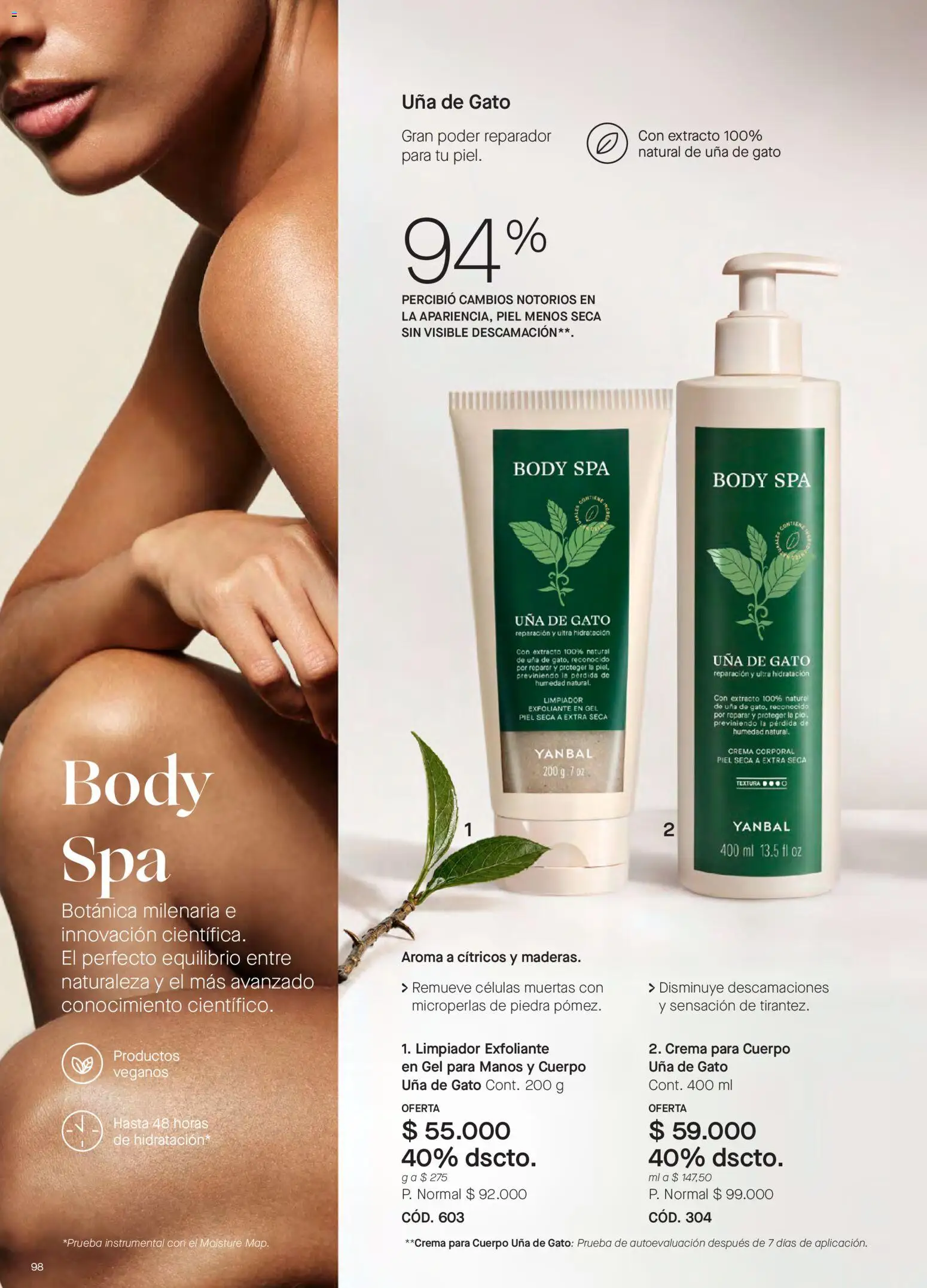 Yanbal revista - valida desde el 15/08/2026 | Página: 98 | Productos: Crema, Body, Limpiador