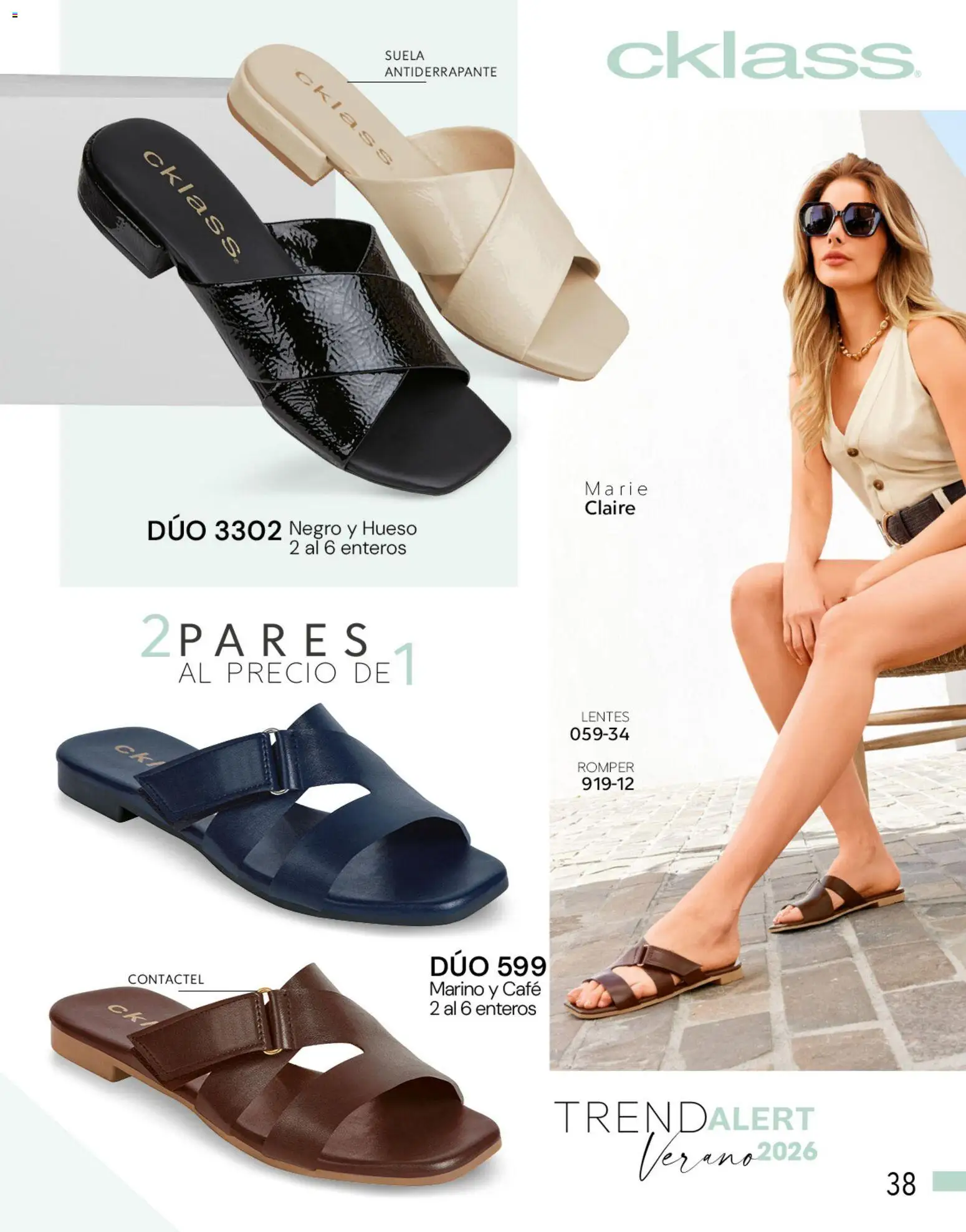 Nuevas ofertas de Cklass válidas en toda la República Mexicana desde el 05.03.2026. ¡Encuentra las mejores ofertas en Cklass catálogo Complemento Verano Ropa! | Página: 268 | Productos: Lentes, Café