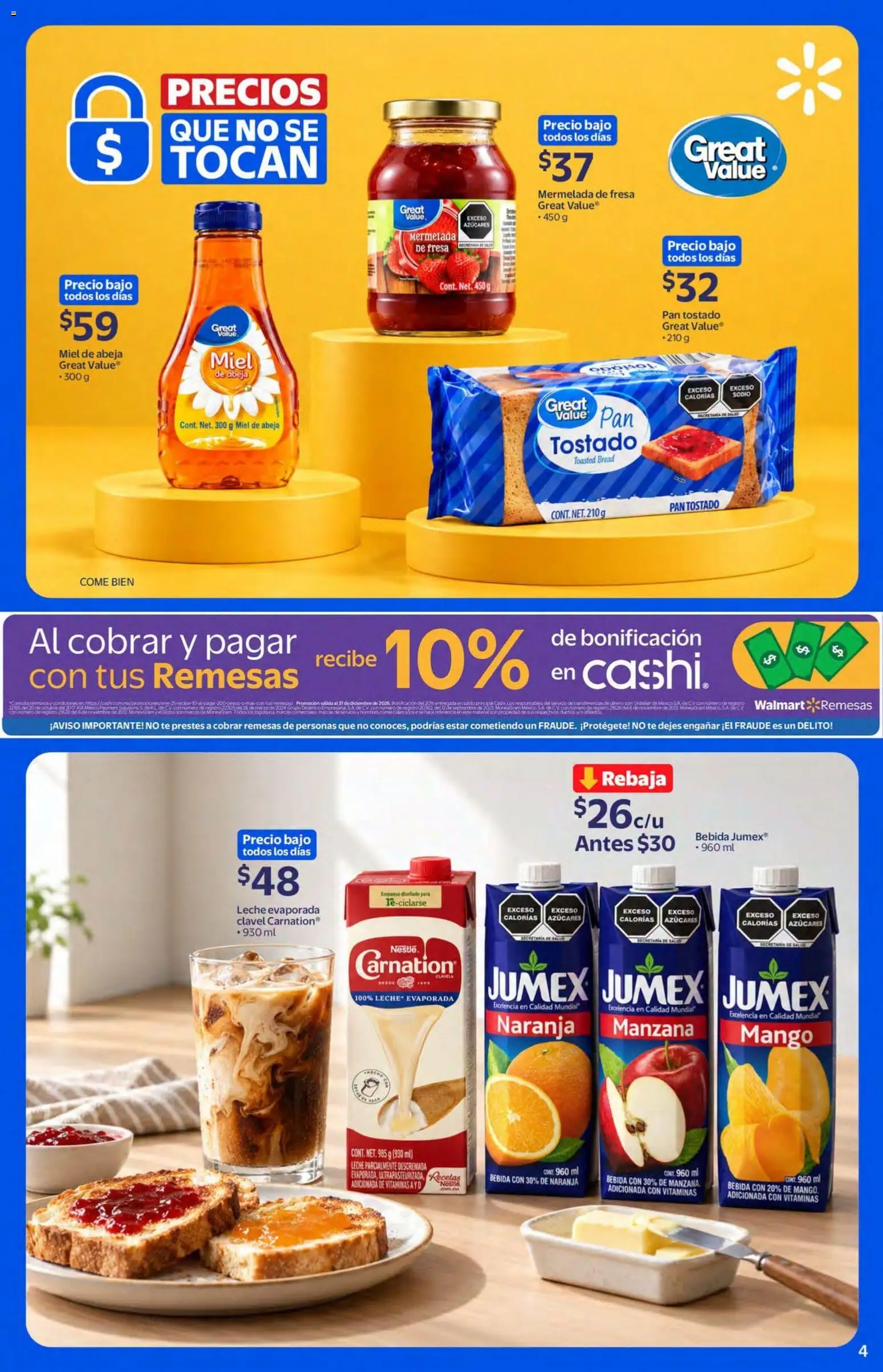 Nuevas ofertas de Walmart válidas en toda la República Mexicana desde el 21/10/2026. ¡Encuentra las mejores ofertas en Walmart folleto Precios que no se tocan! | Página: 5