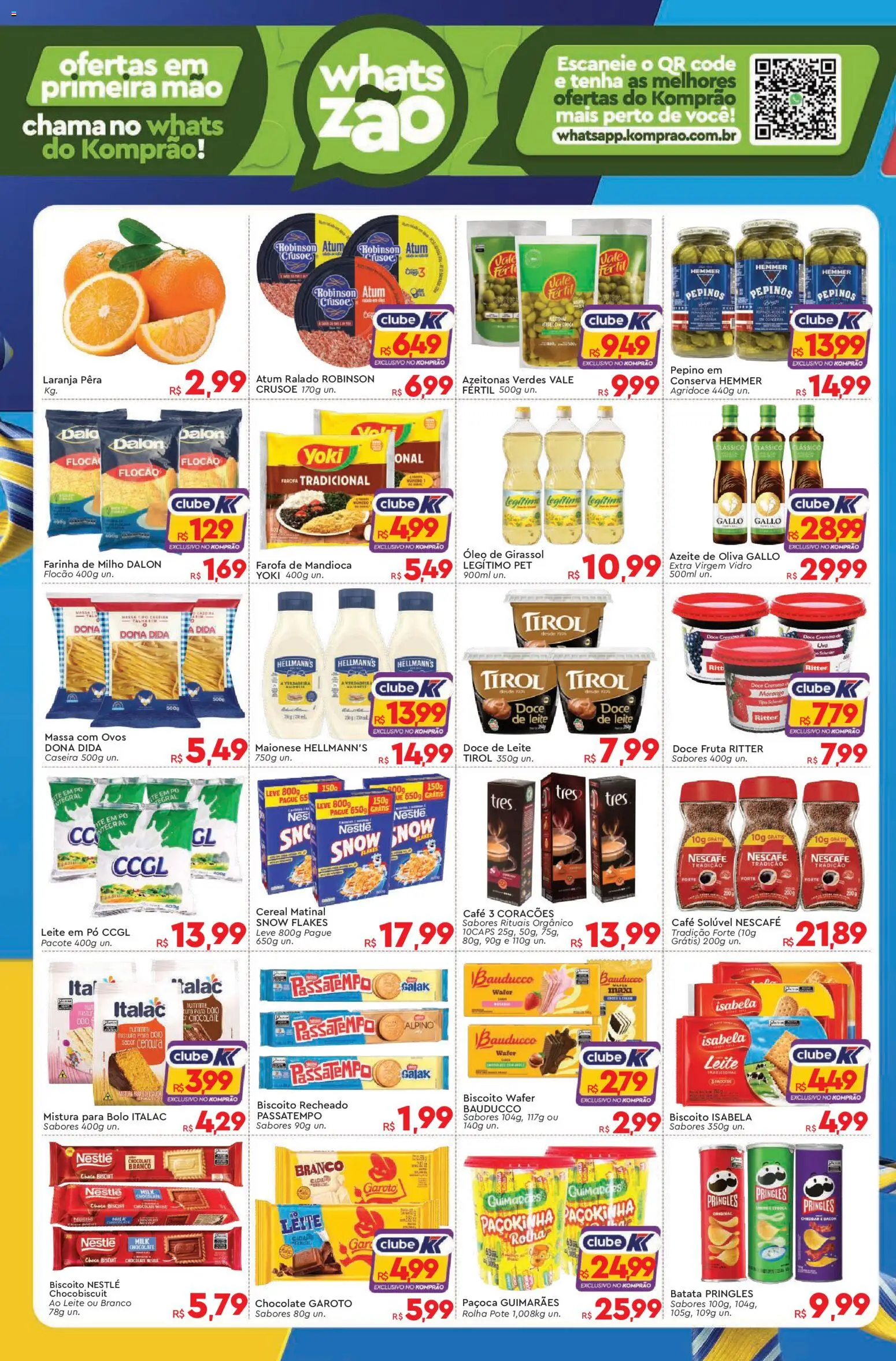 Komprao Atacadista Folheto - válido de 07/08/2026 | Página: 2 | Produtos: Mandioca, Bolo, Óleo de girassol, Farofa