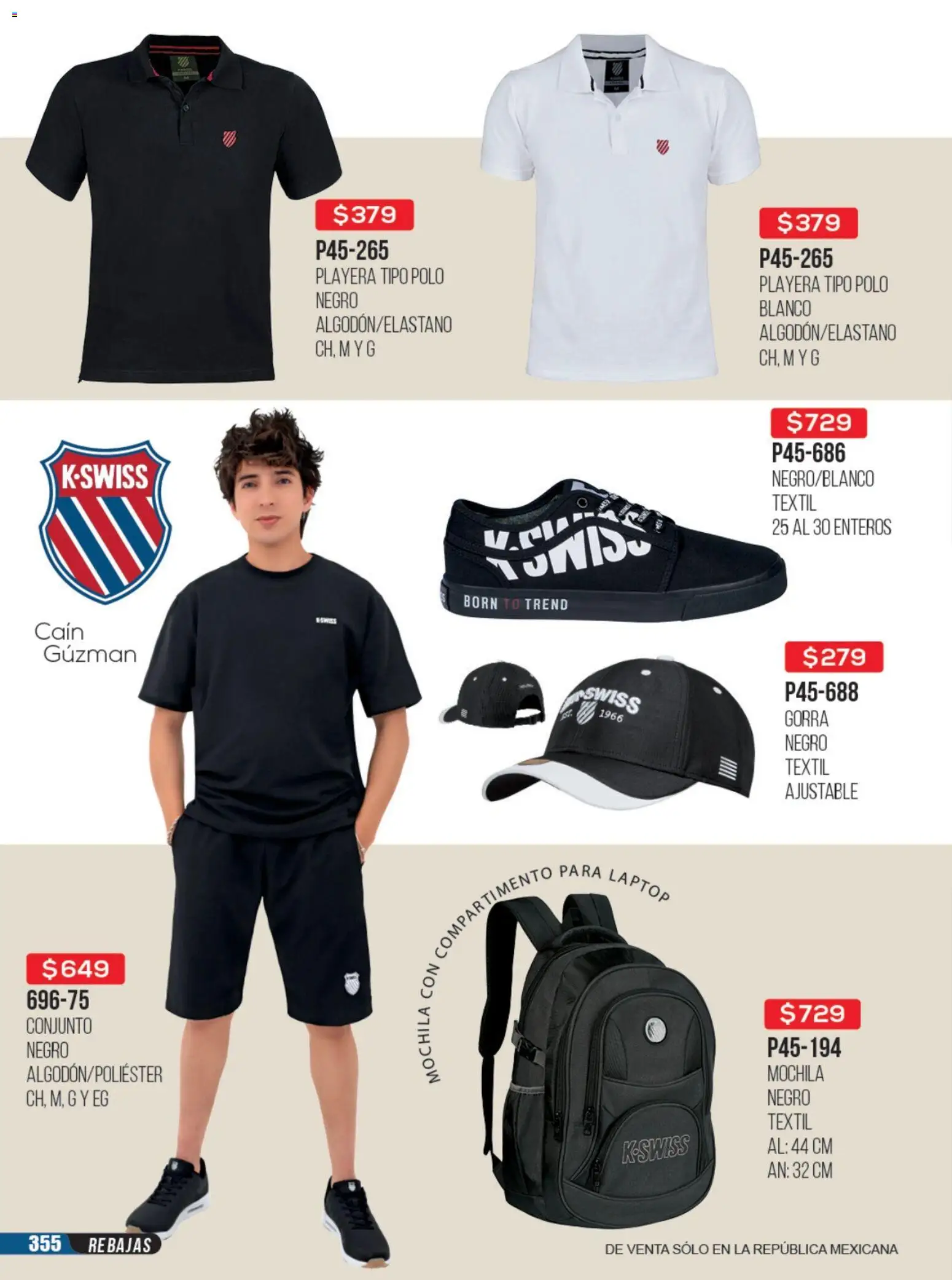 Nuevas ofertas de Cklass válidas en toda la República Mexicana desde el 23/06/2026. ¡Encuentra las mejores ofertas en Cklass catálogo Rebajas sobre rebajas ropa! | Página: 559 | Productos: Gorra, Mochila, Playera, Conjunto