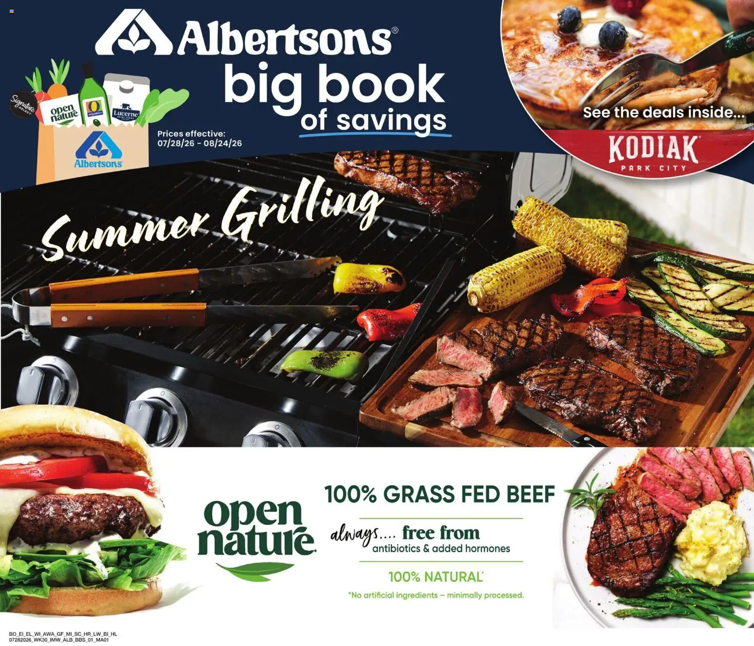 Albertsons Big Book of Savings - valid from 07/28/2026 | Page: 1 | Products: Beef