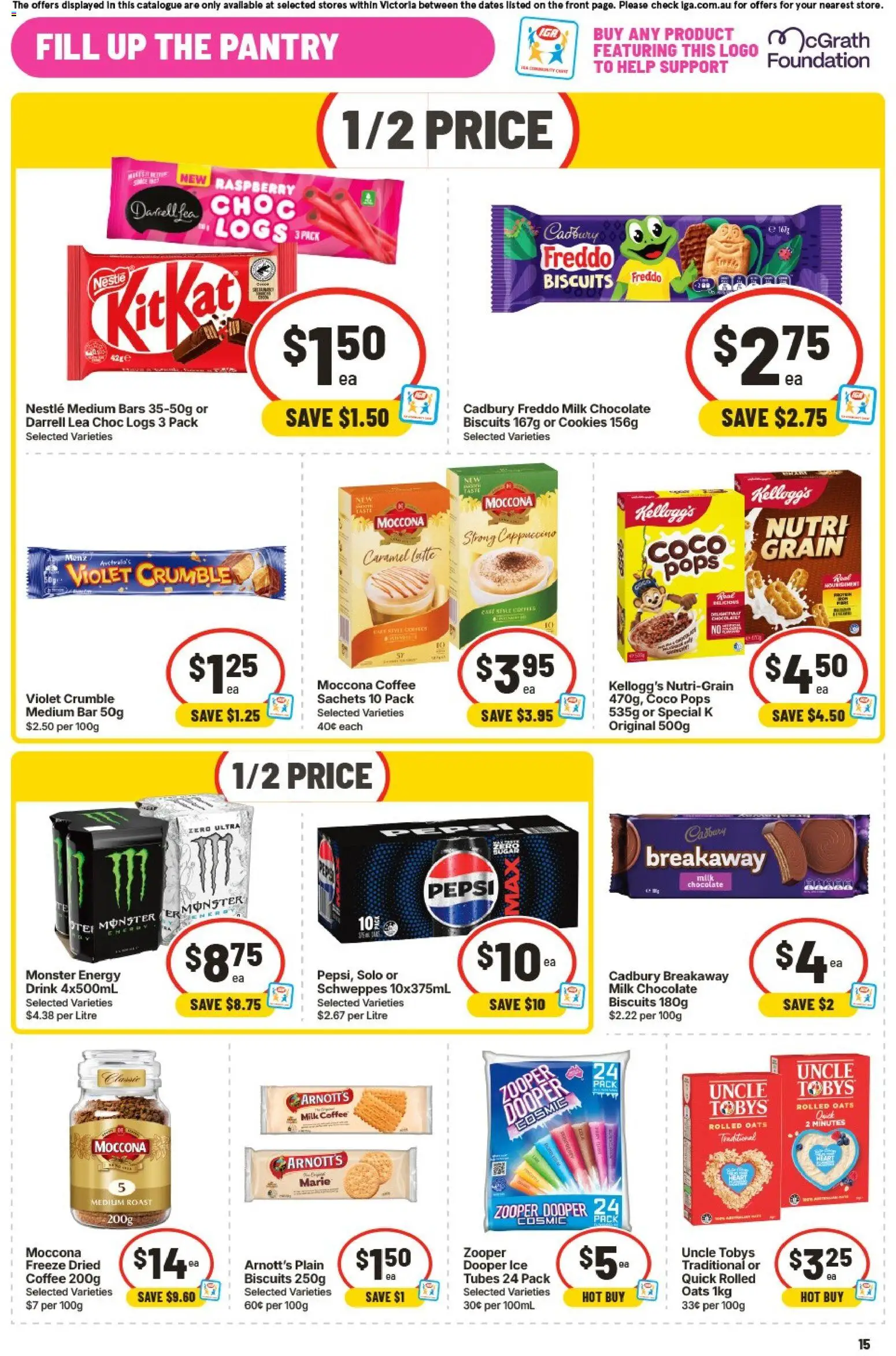 IGA catalogue - valid from 16/09/2026 | Page: 13 | Products: Coffee, Chocolate, Cappuccino, Tubes