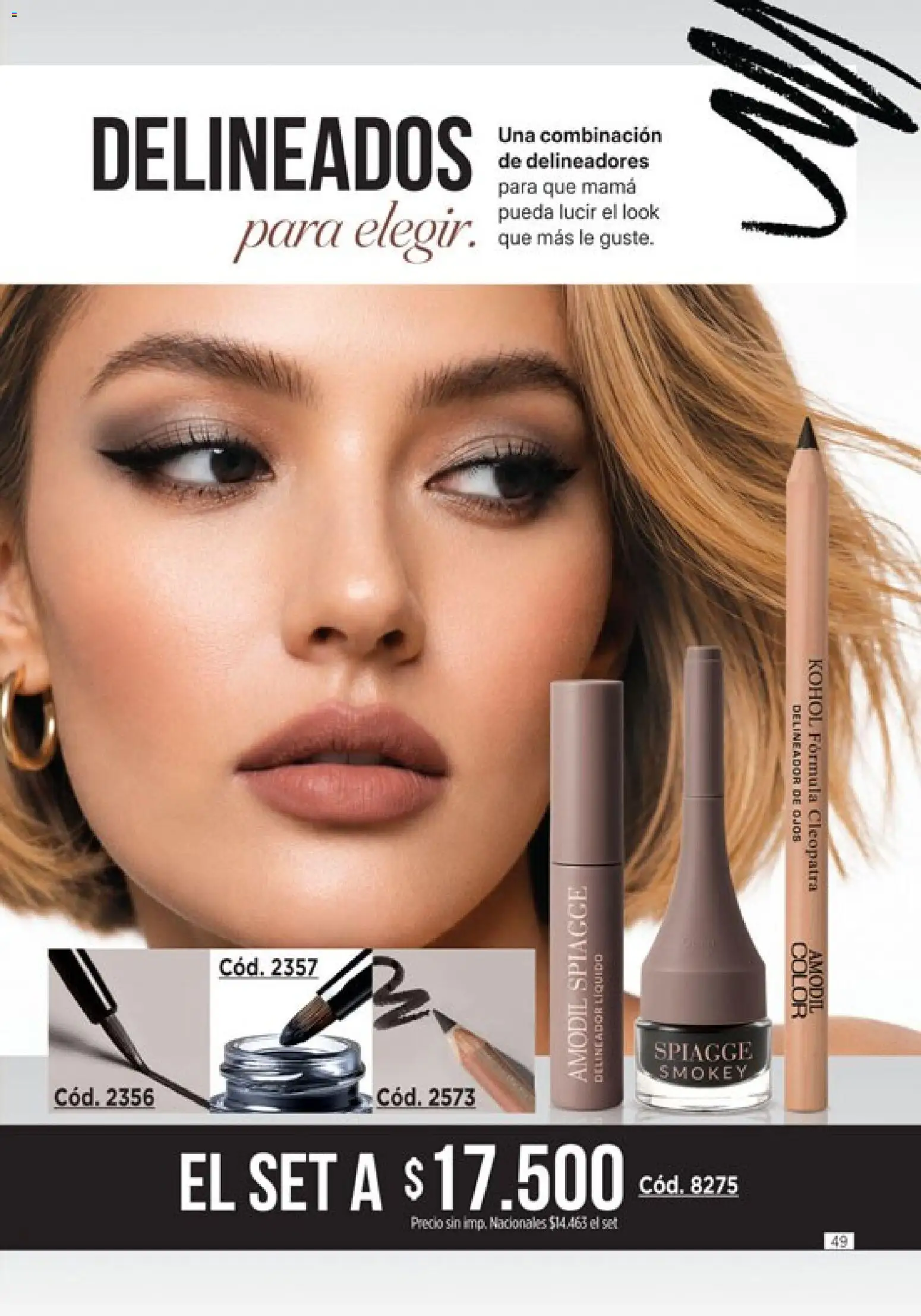 Catálogo Amodil Campaña 14 │ válido desde el 07/08/2026 | Página: 49 | Productos: Delineador de ojos, Delineador