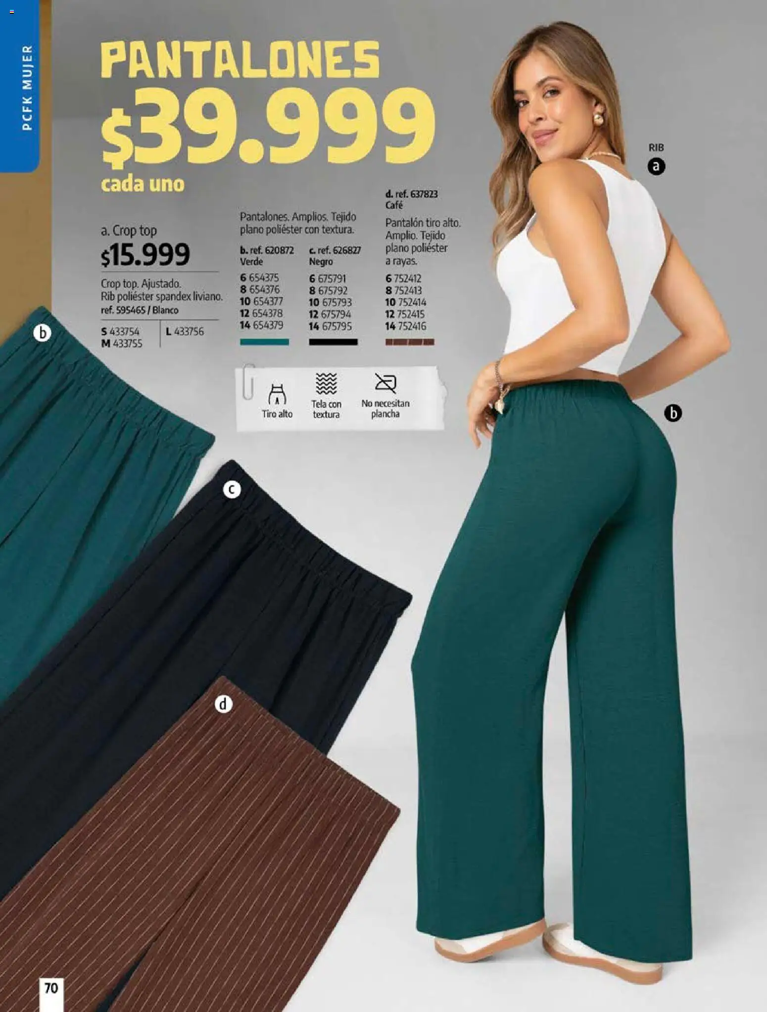 Pacifika revista - valida desde el 18/10/2026 | Página: 70 | Productos: Plancha, Top, Pantalones, Café