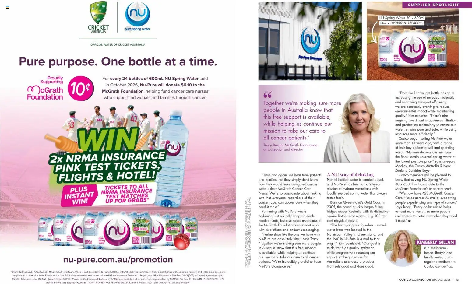 Costco catalogue - valid from 01/09/2026 | Page: 7 | Products: Spring water, Water, Phone, Foundation