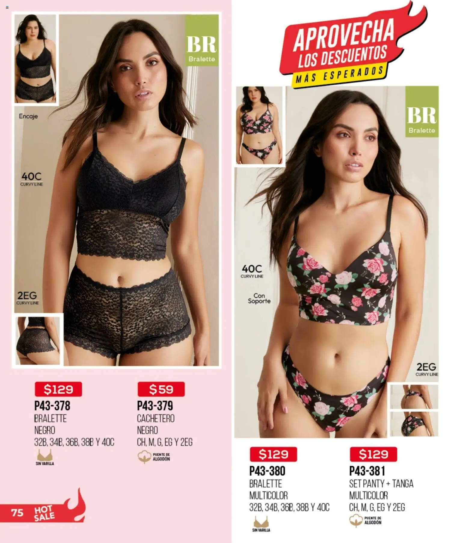 Nuevas ofertas de Cklass válidas en toda la República Mexicana desde el 15.05.2026. ¡Encuentra las mejores ofertas en Cklass Hot Sale! | Página: 265 | Productos: Algodón, Cachetero