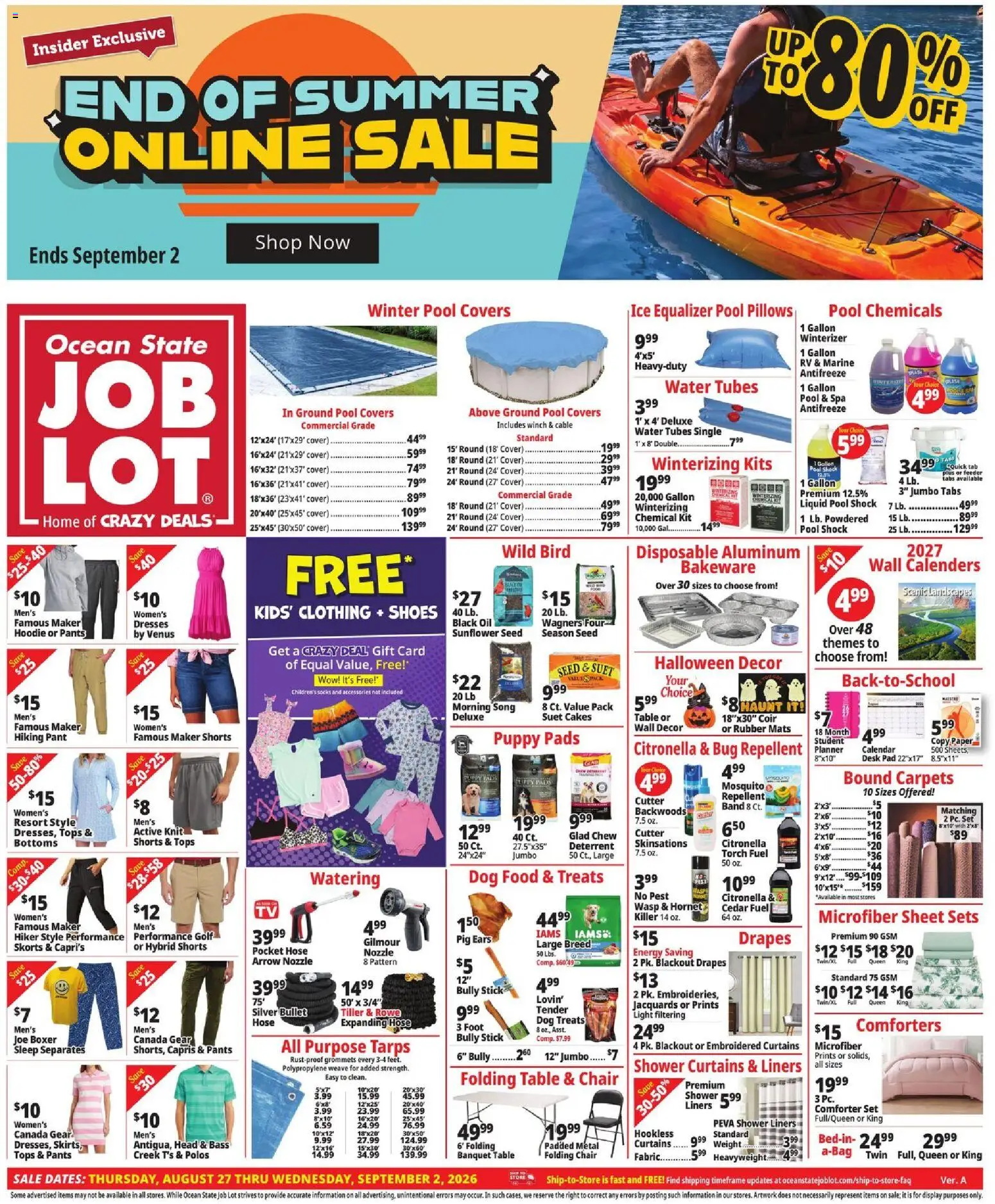 Ocean State Job Lot Weekly Ad - valid from 08/27/2026 | Page: 1