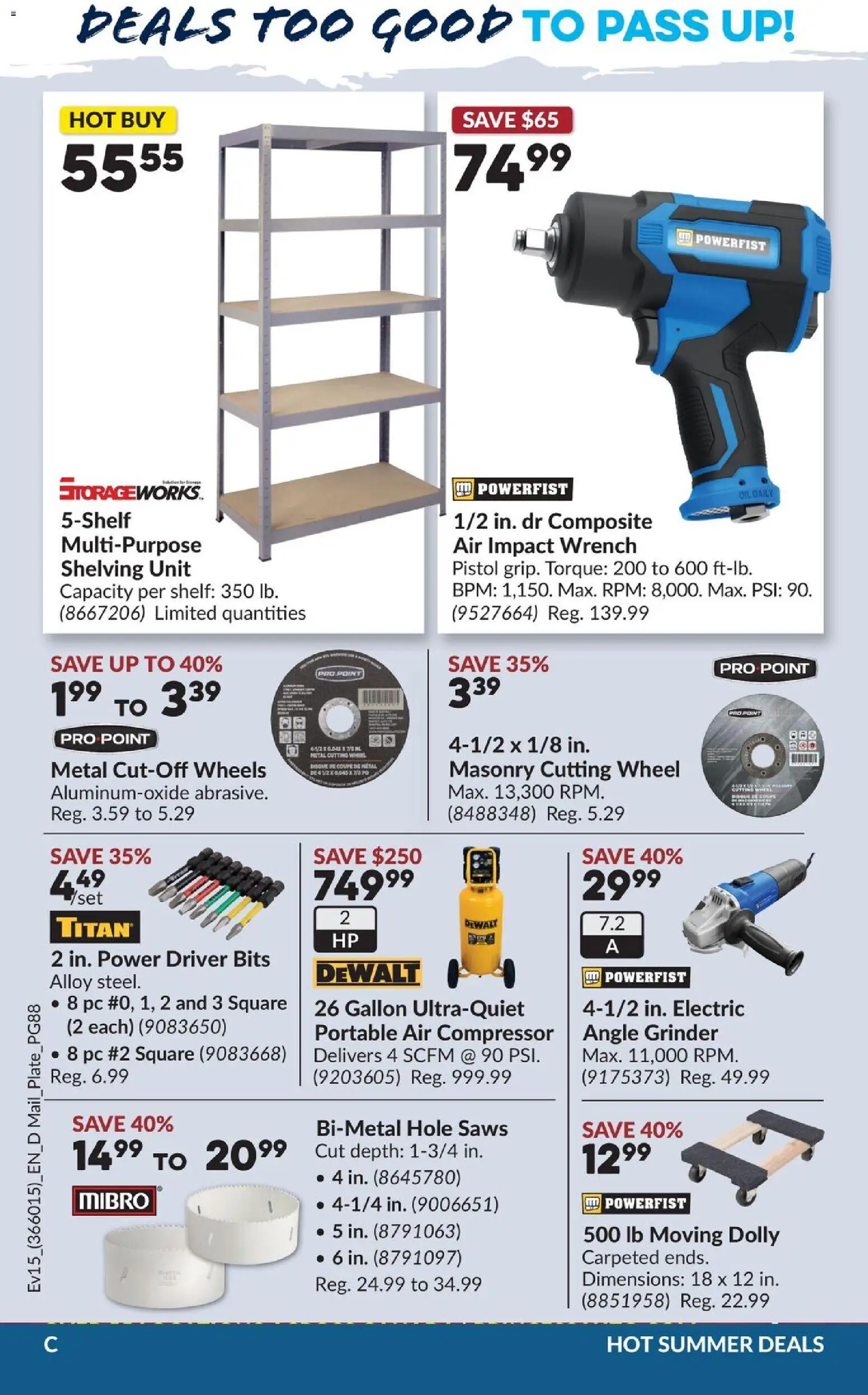 Princess Auto flyer valid from Jul 14, 2026 | Page: 11 | Products: PC, Grinder, Shelf, Oil