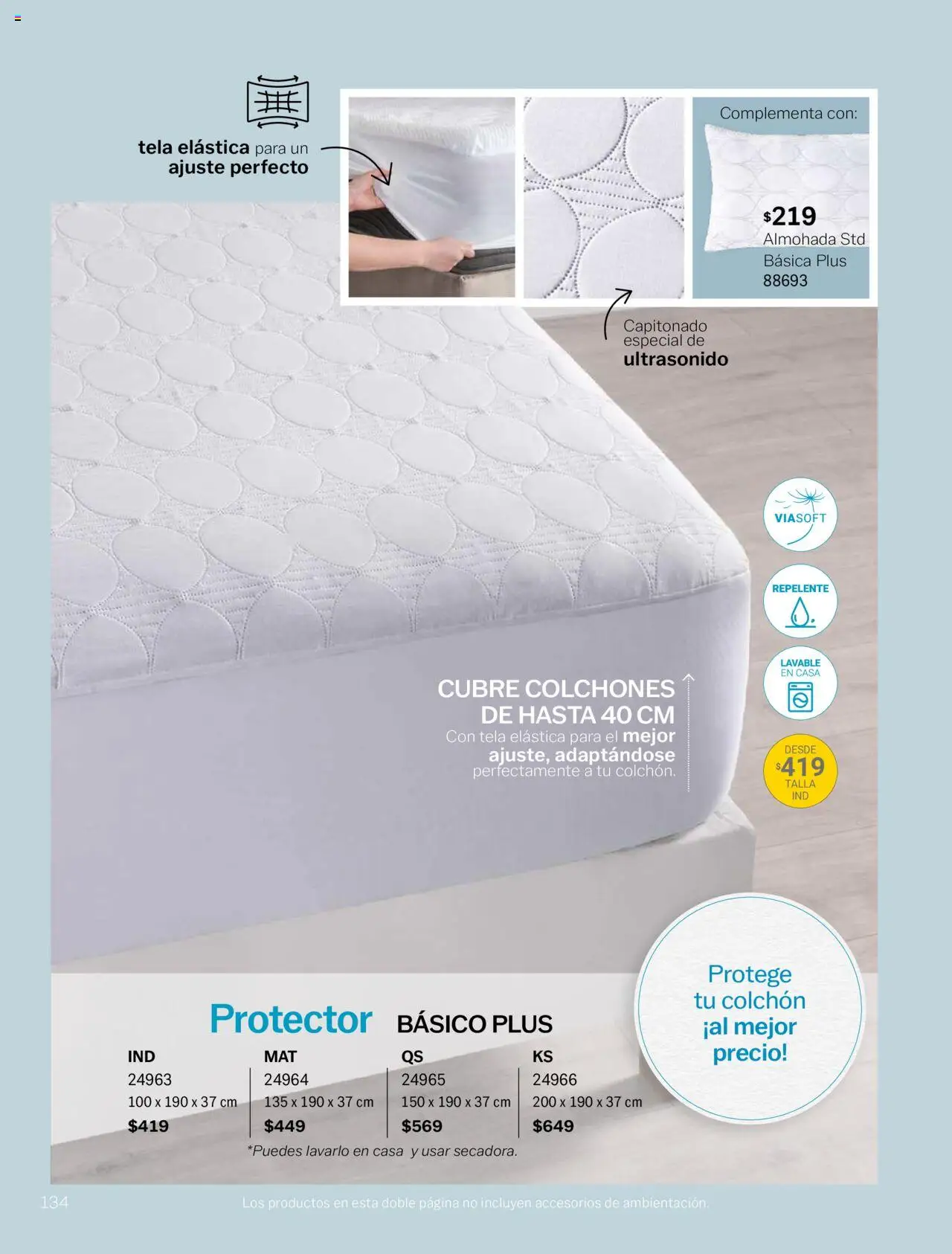 Nuevas ofertas de Vianney válidas en toda la República Mexicana desde el 15/08/2025. ¡Encuentra las mejores ofertas en Vianney - Catálogo Invierno! | Página: 136 | Productos: Repelente, Colchón, Almohada
