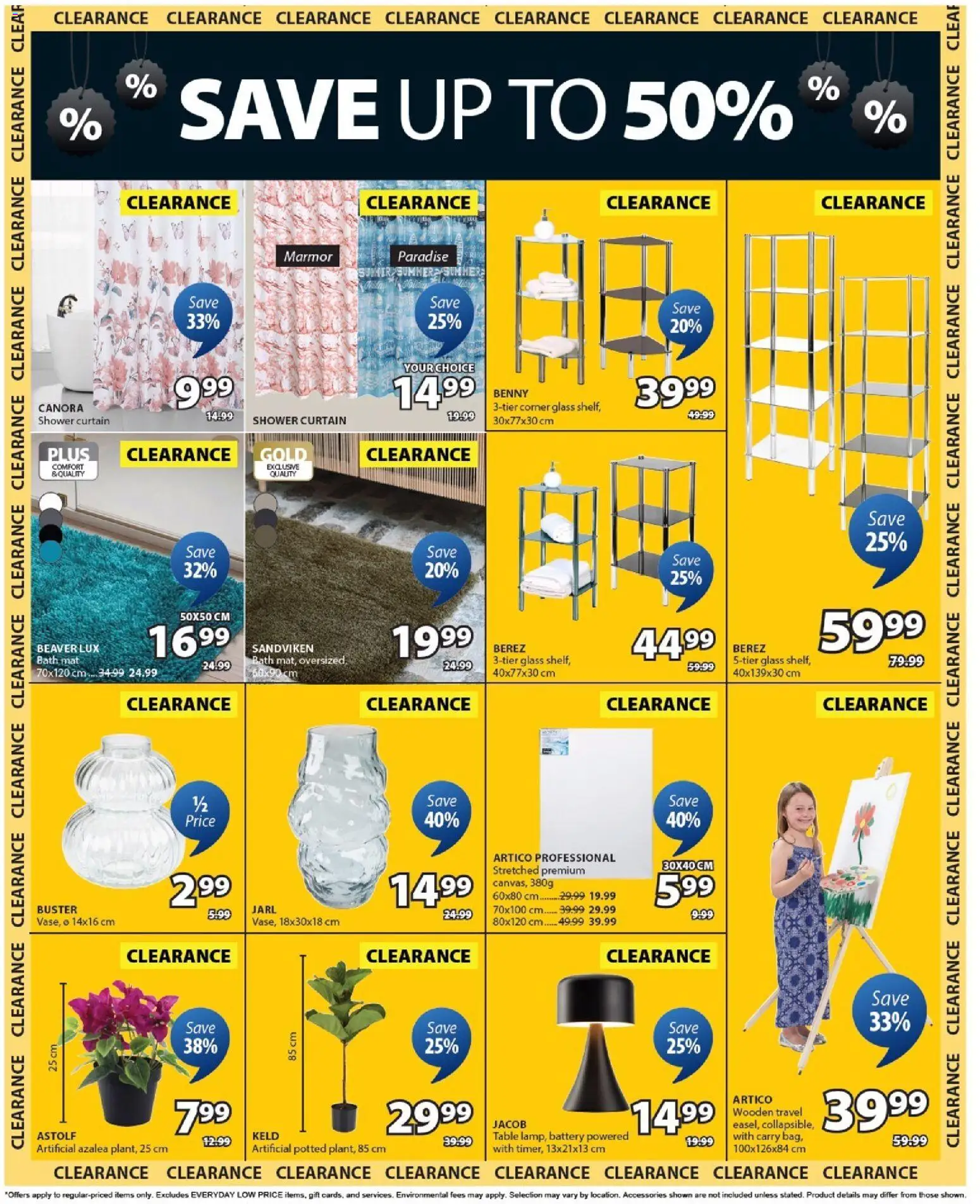 JYSK flyer valid from Jul 16, 2026 | Page: 17 | Products: Table, Battery, Bath, Shower