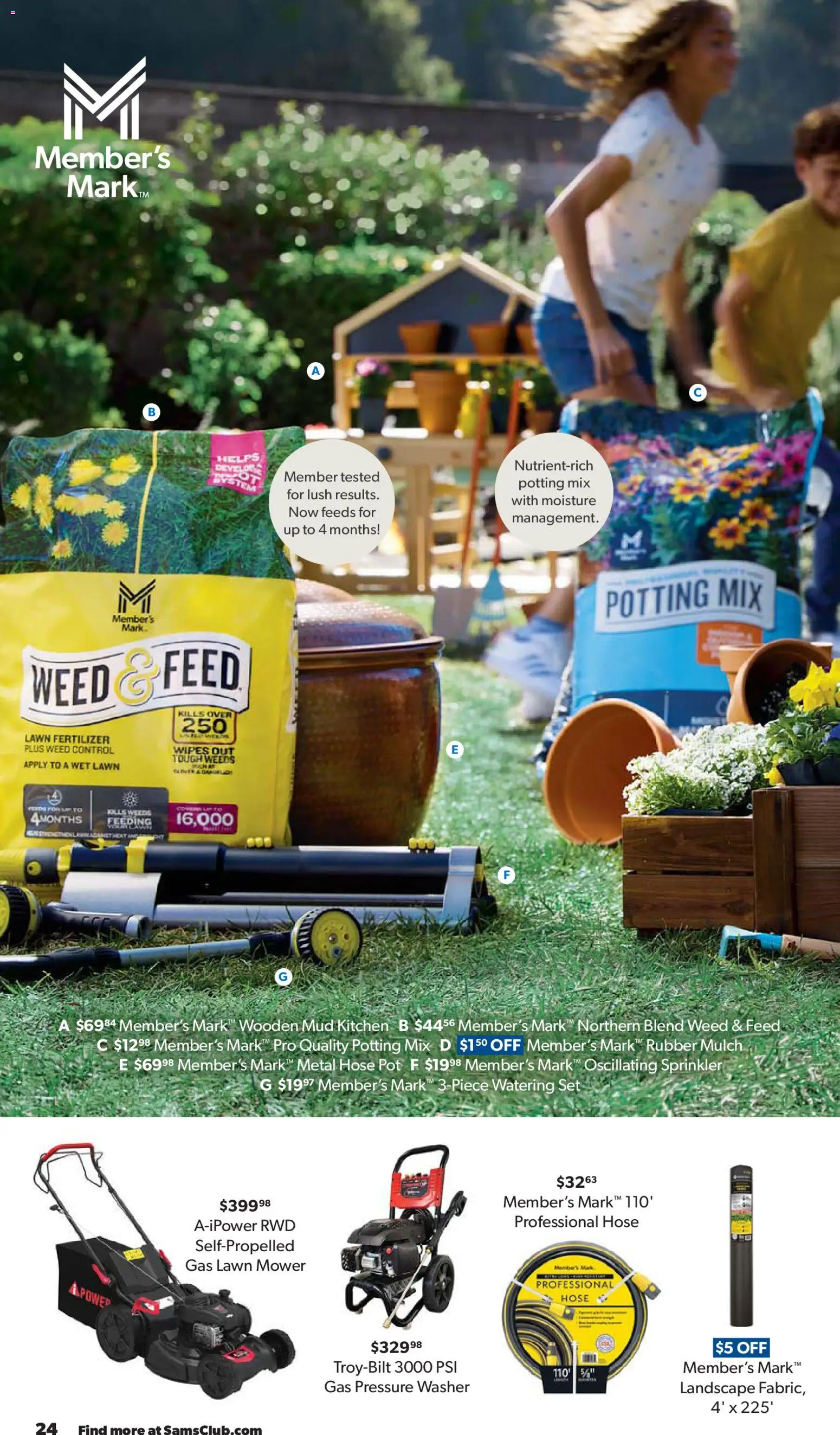 Sam's Club Instant Savings Book March - valid from 18.03.2026 | Page: 24 | Products: Lawn Mower, Mower, Washer