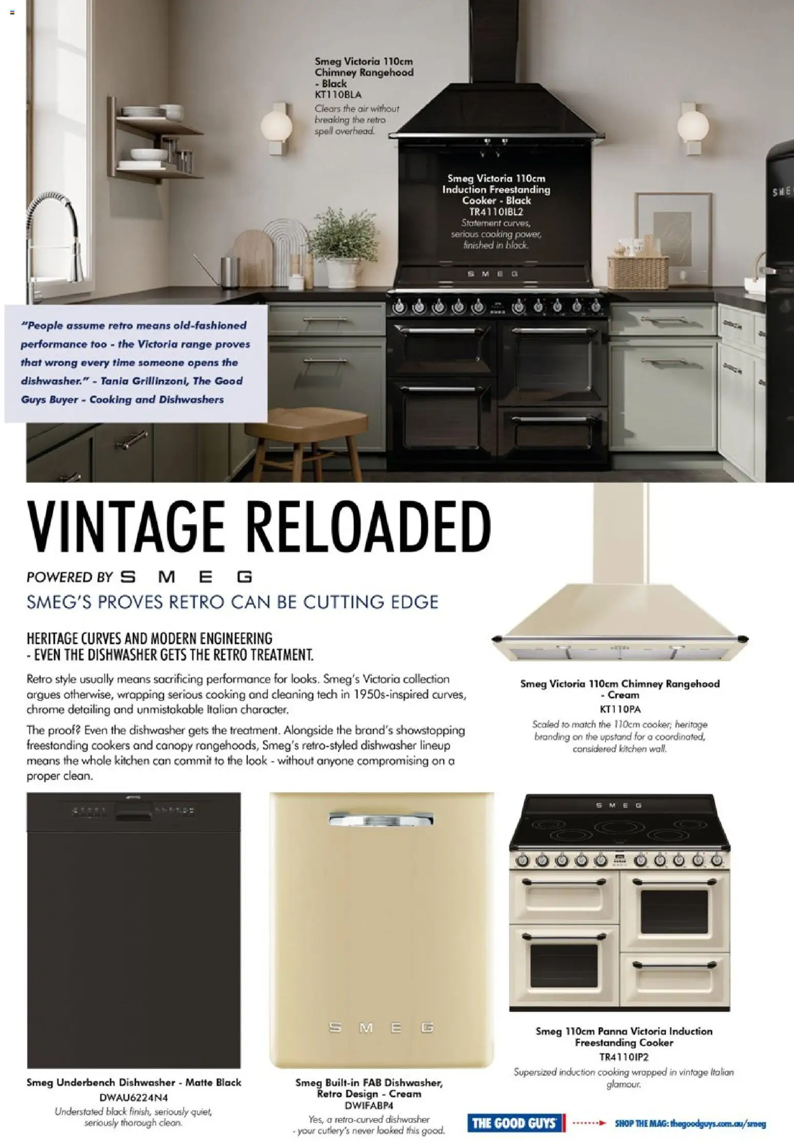 The Good Guys catalogue - valid from 01/10/2026 | Page: 8 | Products: Cooker, Cream, Dishwasher