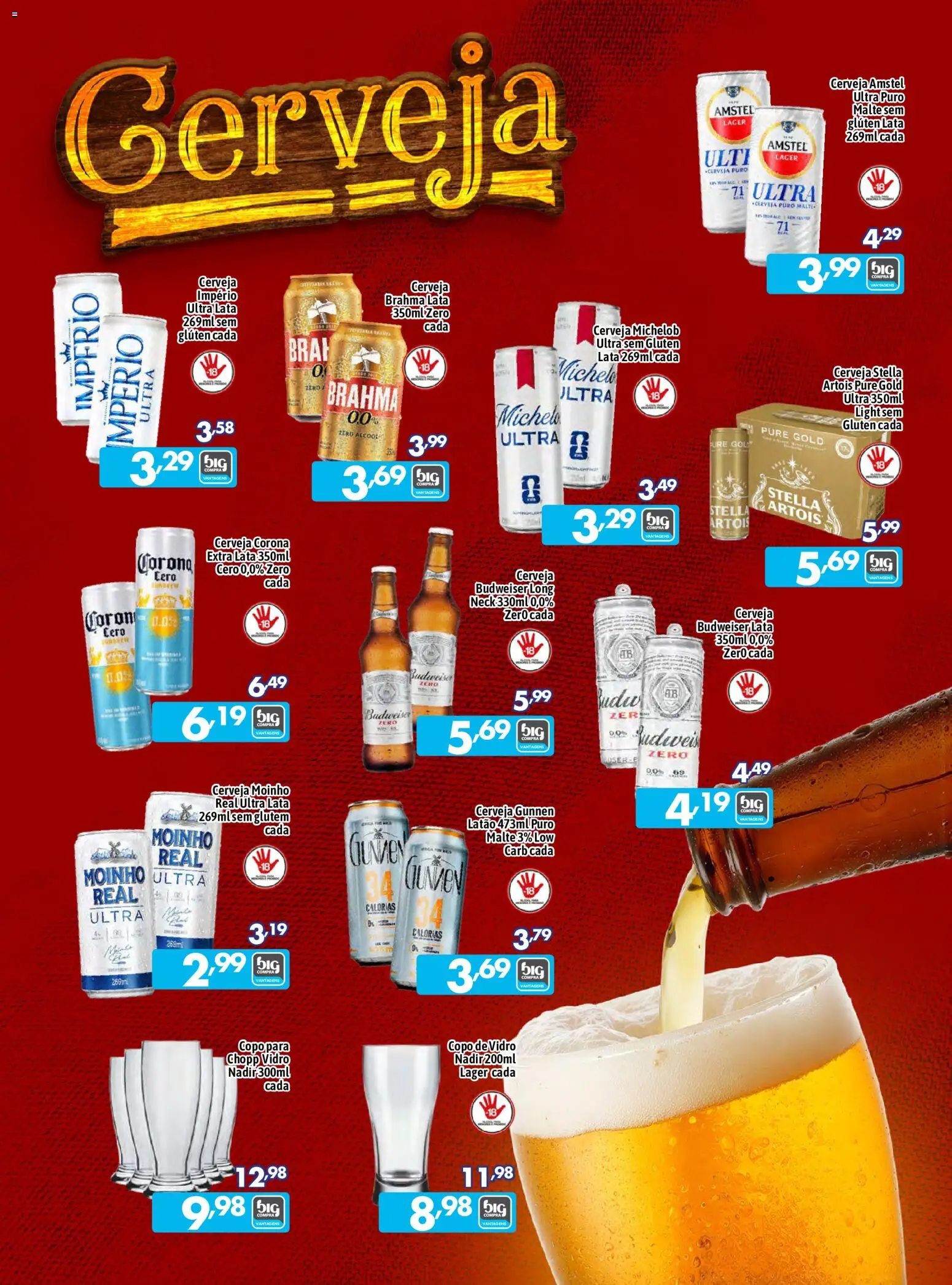 Big Compra Folheto - válido de 05/09/2026 | Página: 12 | Produtos: Álcool, Cerveja, Couve, Cerveja Corona