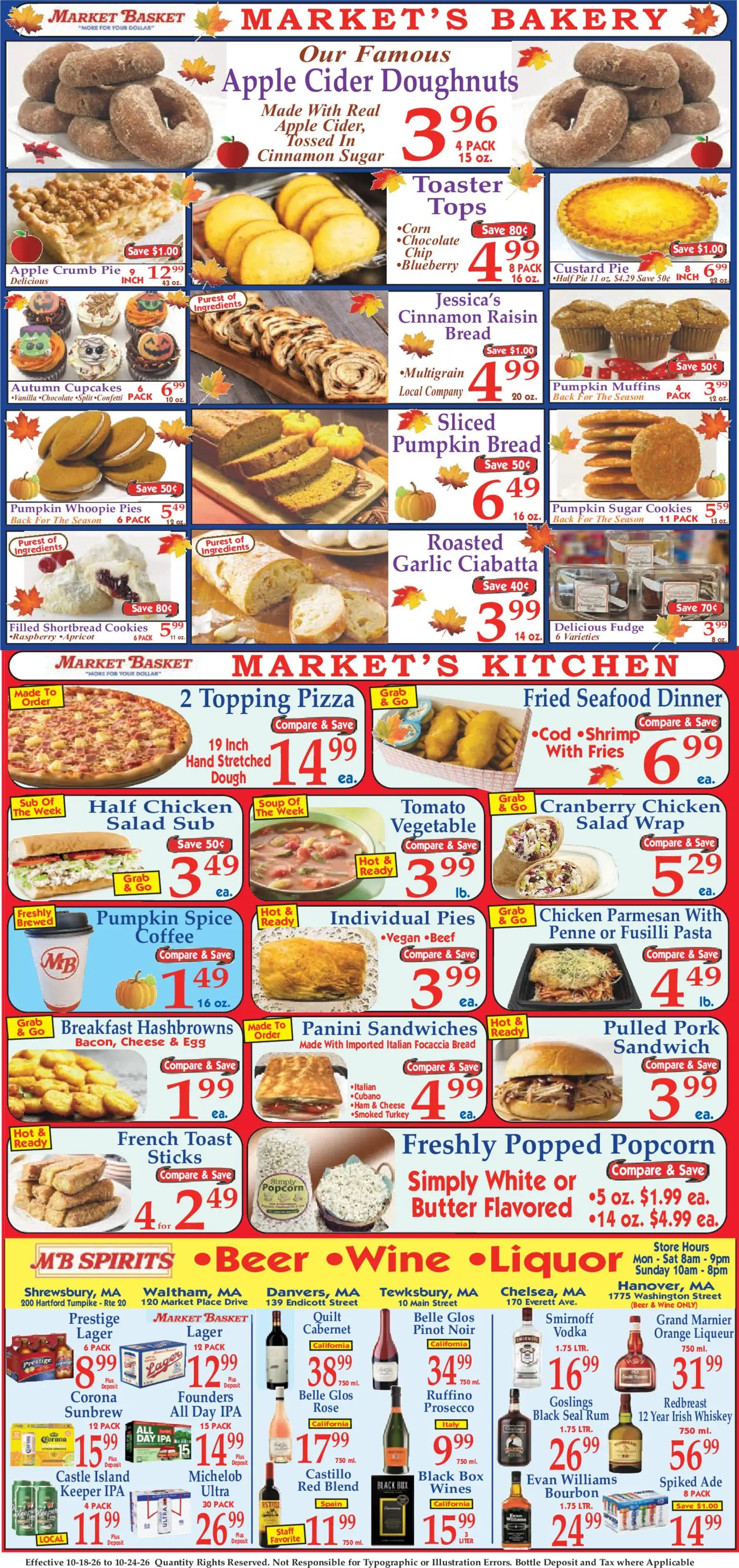 Market Basket Ad - valid from 10/18/2026 | Page: 8