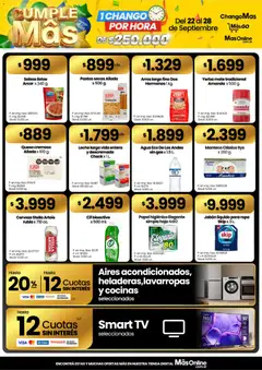 Vista previa Changomas Ofertas válido desde el 22/09/2026