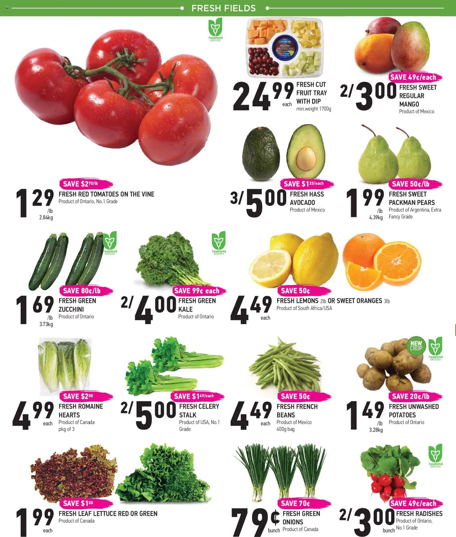 Coppas Fresh Market flyer valid from Jun 25, 2026 | Page: 2 | Products: Potatoes, Bag, Oranges, Tomatoes