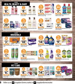 Preview of Supabarn catalogue - valid from 29/07/2026 | Page: 6 | Products: Shampoo, Lotion, Toothpaste, Mouthwash