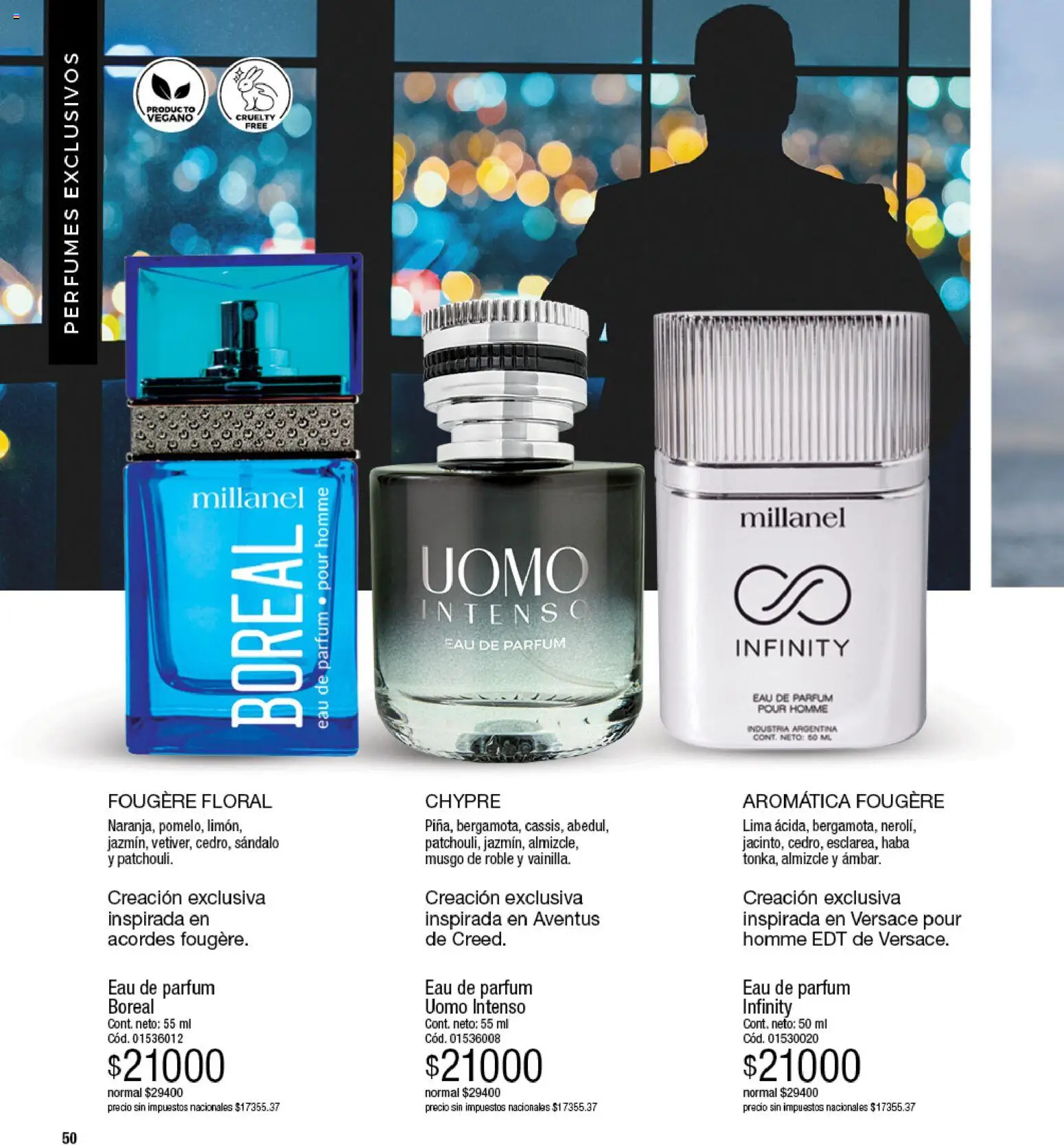 Millanel - Catálogo │ válido desde el 17/08/2026 | Página: 50 | Productos: Perfumes, Lima
