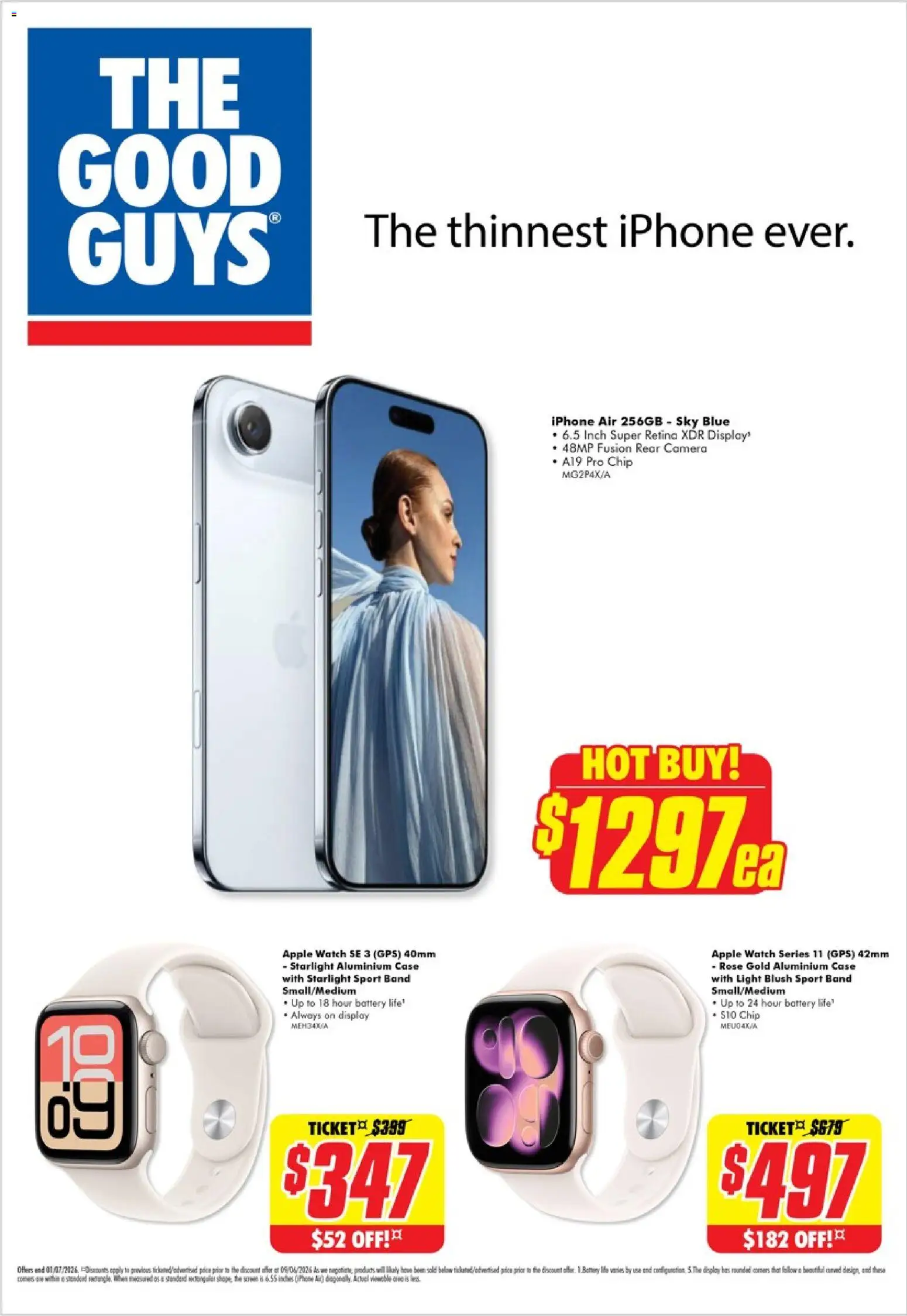 The Good Guys catalogue - valid from 09.06.2026 | Page: 1 | Products: Light, Blush, Camera, Case
