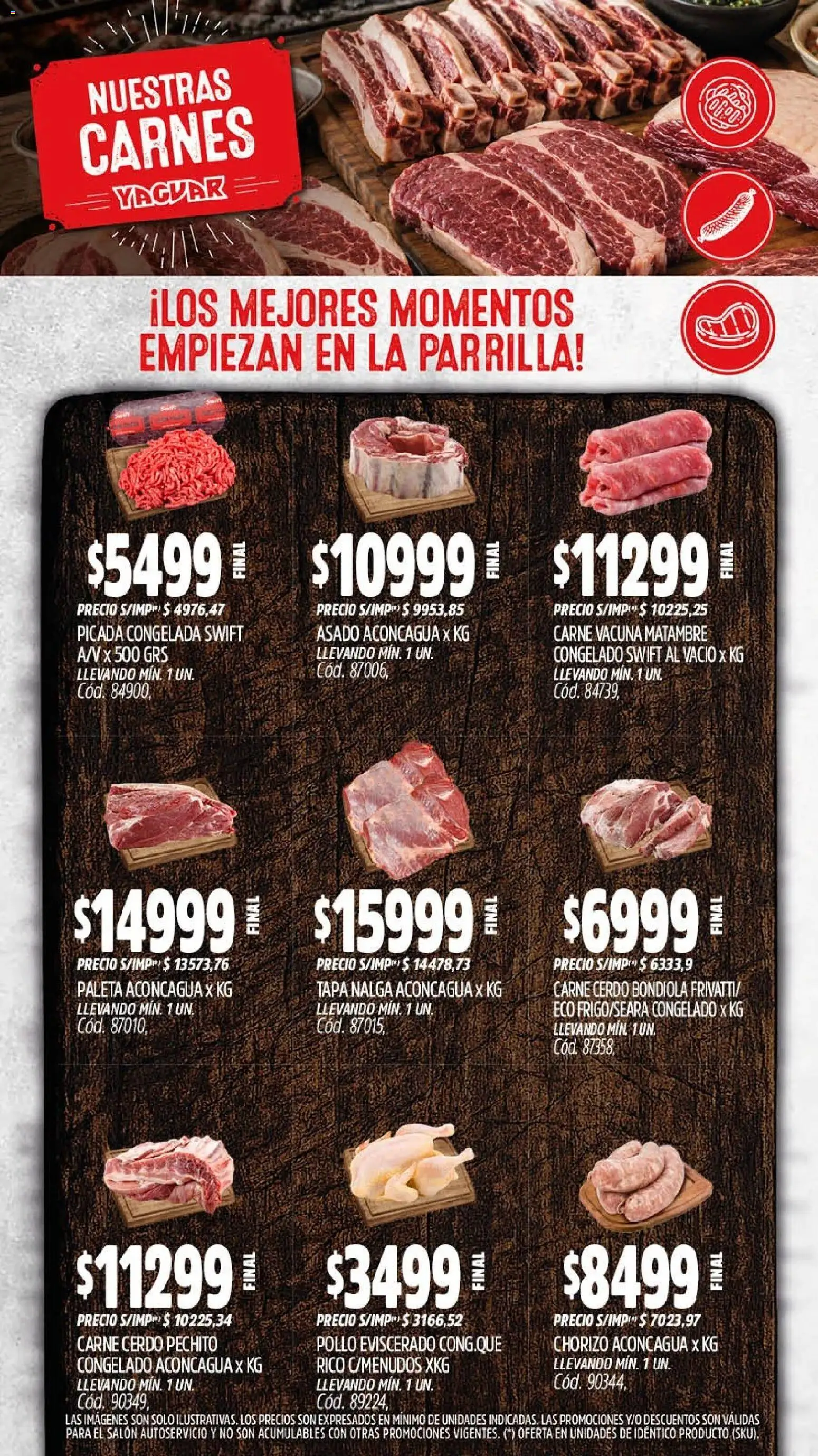 Yaguar - Oferta Semanal Parque Chacabuco │ válido desde el 28/09/2026 | Página: 6 | Productos: Parrilla, Pollo, Paleta, Cerdo