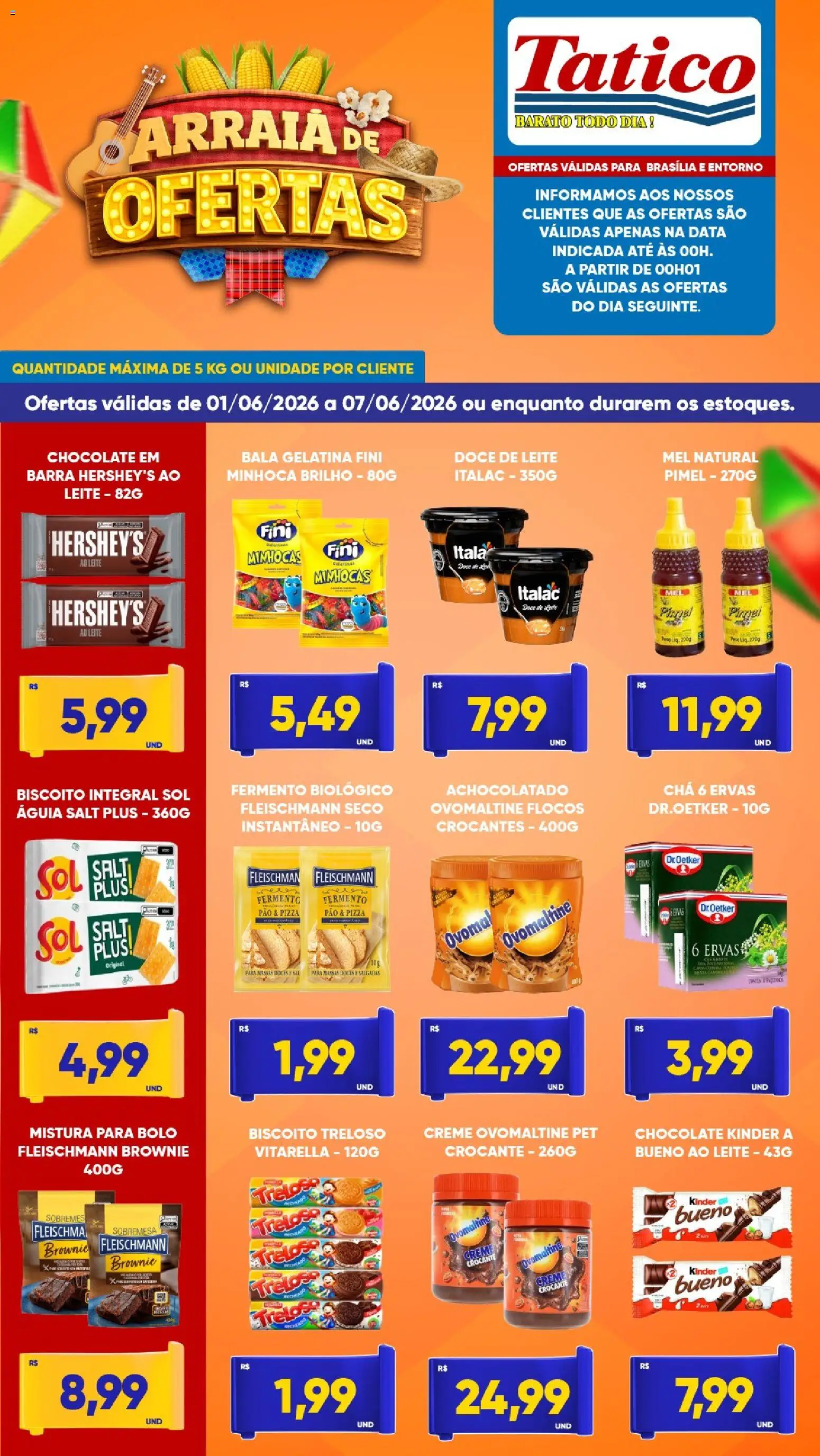 Tatico Folheto - válido de 01.06.2026 | Página: 5 | Produtos: Chocolate, Chá, Creme, Flocos