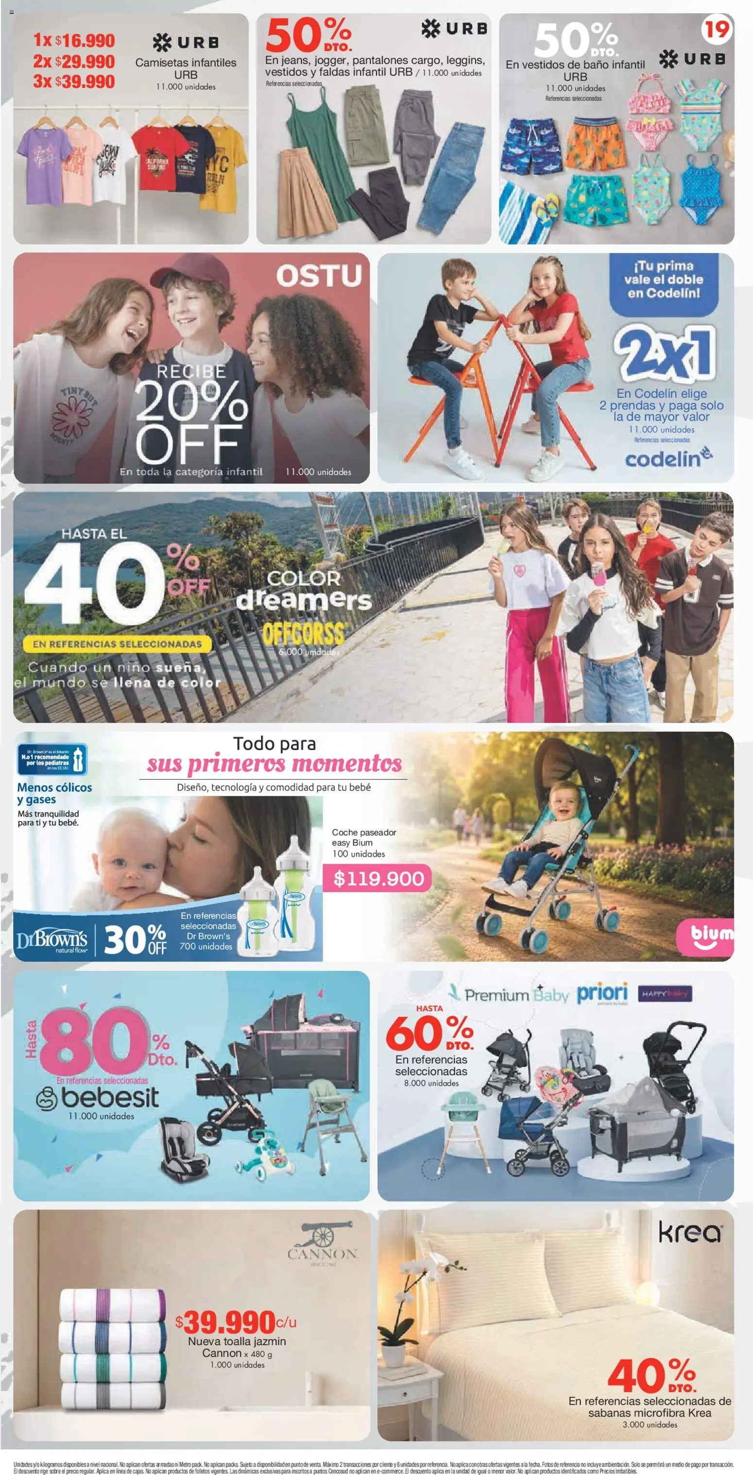 Metro revista - valida desde el 11.06.2026 | Página: 19 | Productos: Sabanas, Baño, Faldas, Pantalones