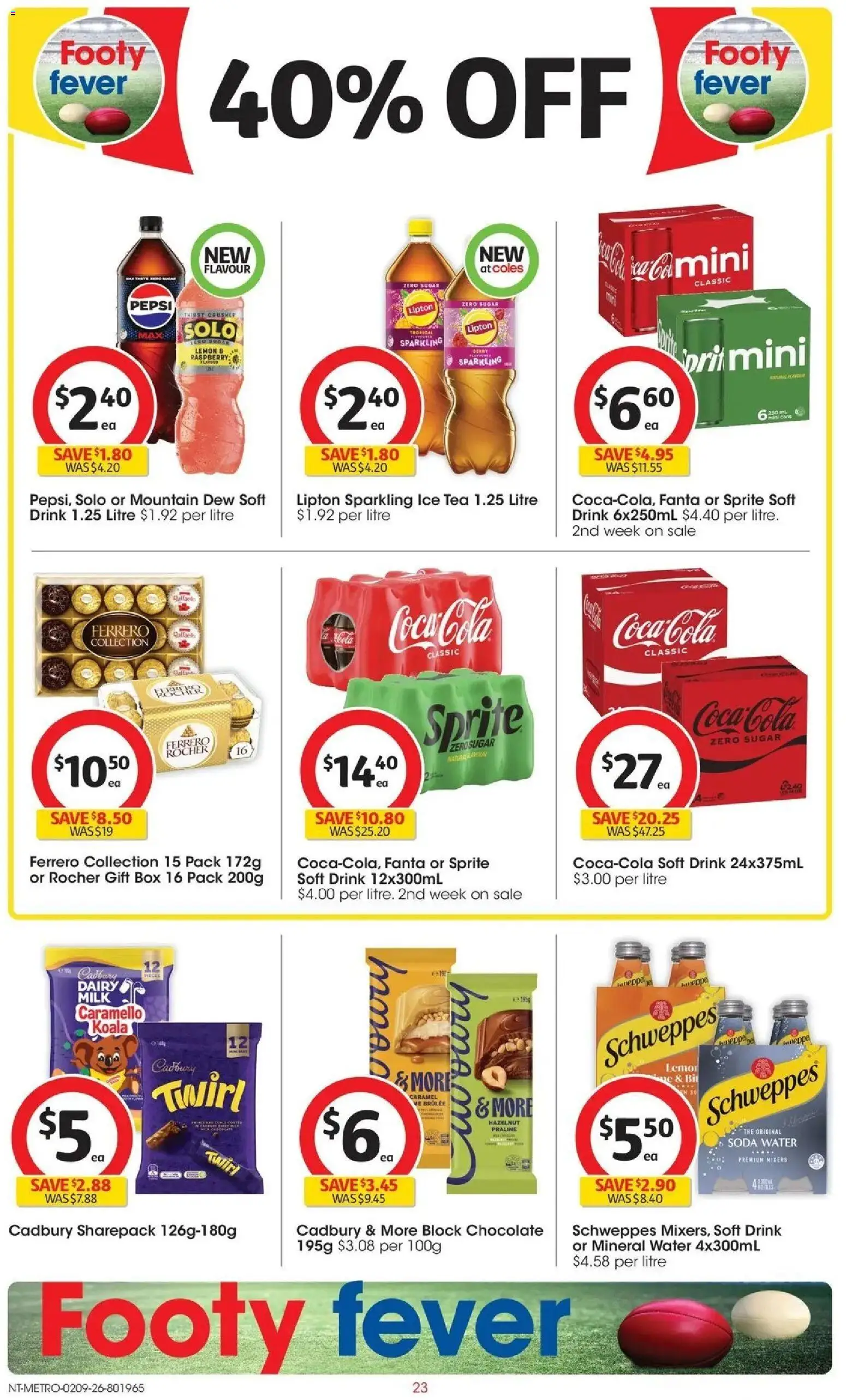 Coles catalogue - valid from 02/09/2026 | Page: 23 | Products: Box, Tea, Sugar, Lemon