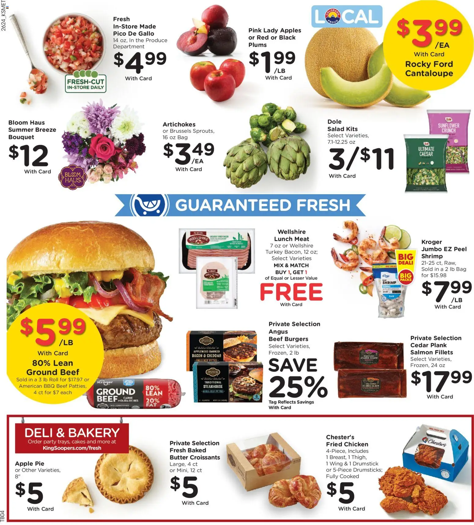 King Soopers Weekly Ad - valid from 07/15/2026 | Page: 13 | Products: Bakery, Meat, Croissants, Bag