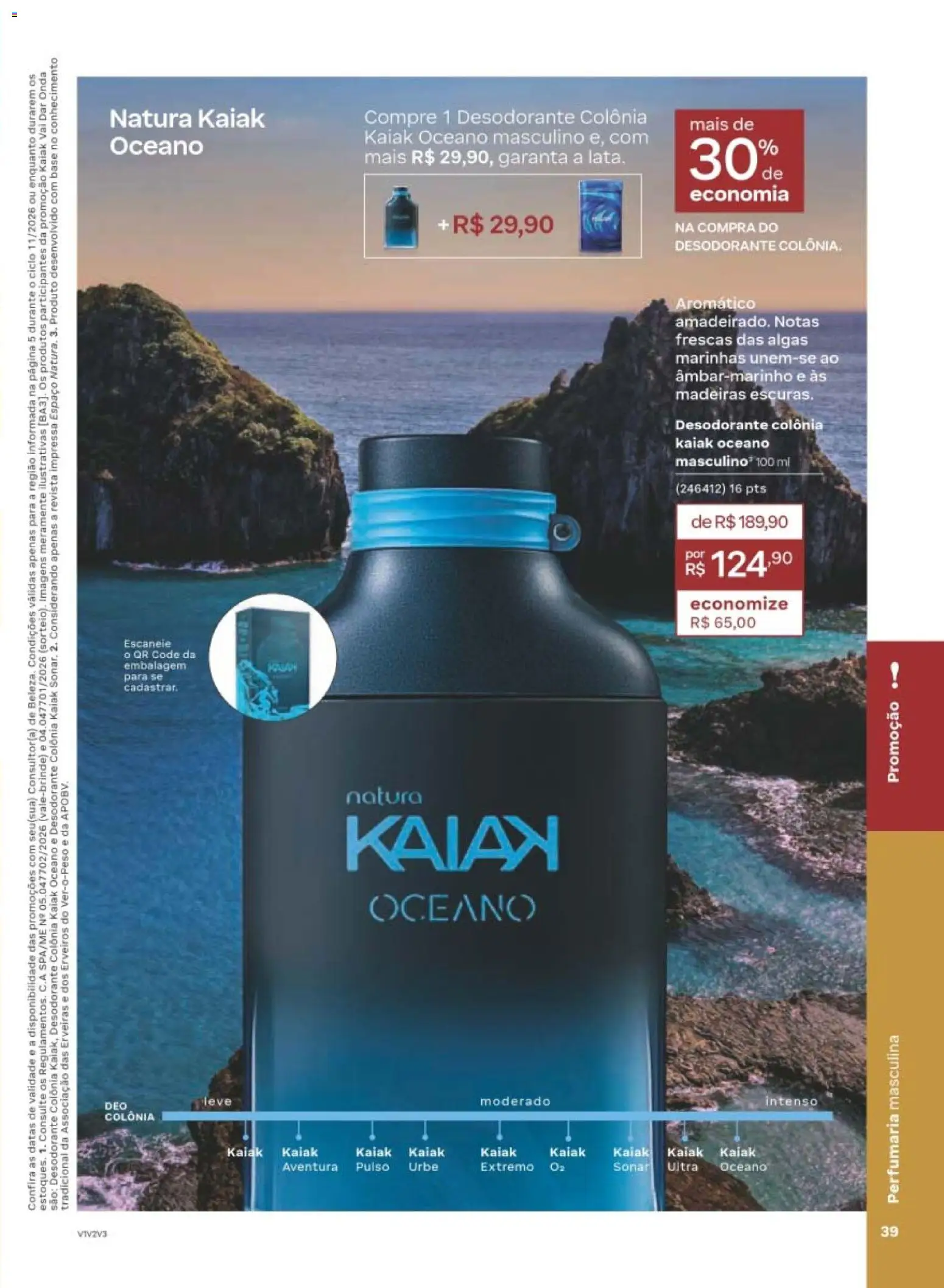 Natura Folheto - válido de 29/06/2026 | Página: 39 | Produtos: Madeiras, Desodorante, Revista, Base