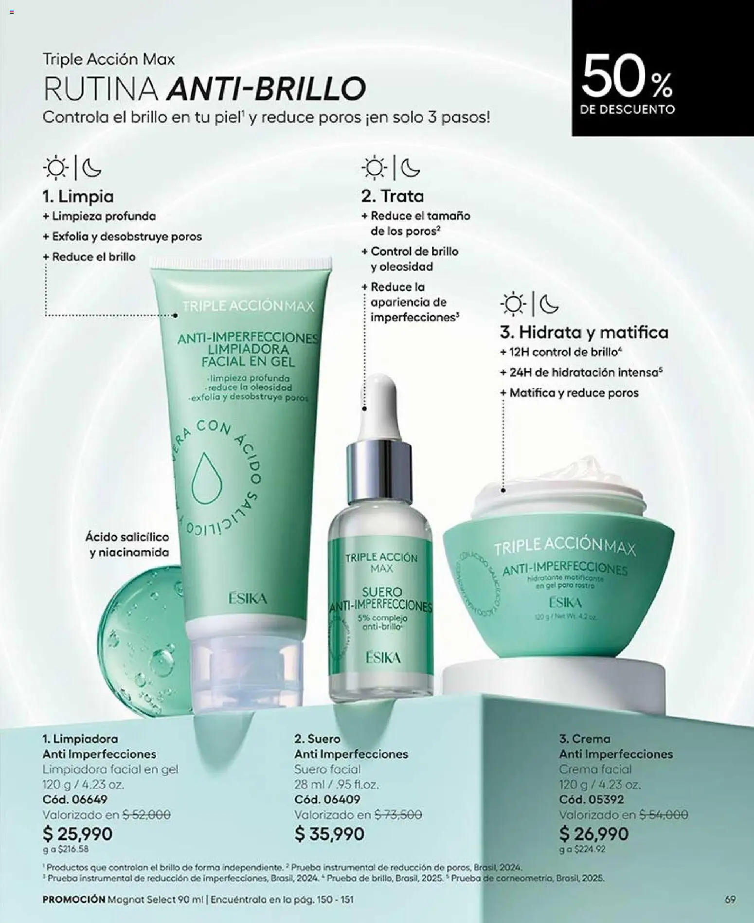 Ésika revista - valida desde el 07/09/2026 | Página: 71 | Productos: Crema, Brillo