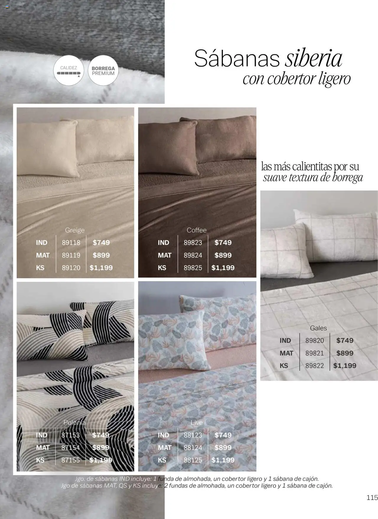 Nuevas ofertas de Vianney válidas en toda la República Mexicana desde el 15/08/2025. ¡Encuentra las mejores ofertas en Vianney - Catálogo Invierno! | Página: 117 | Productos: Cobertor, Funda, Sabanas
