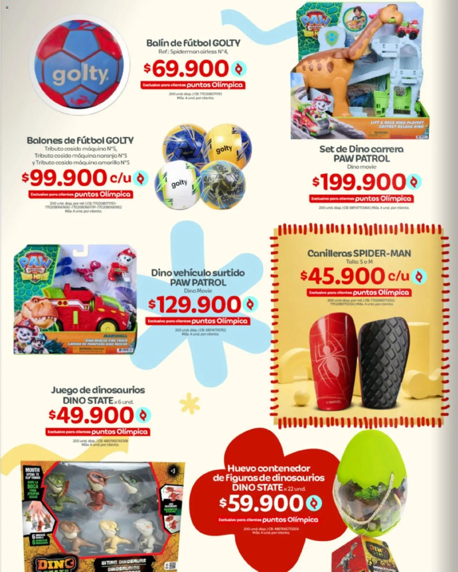 Olímpica revista - valida desde el 15/09/2026 | Página: 10 | Productos: Huevo, Juego