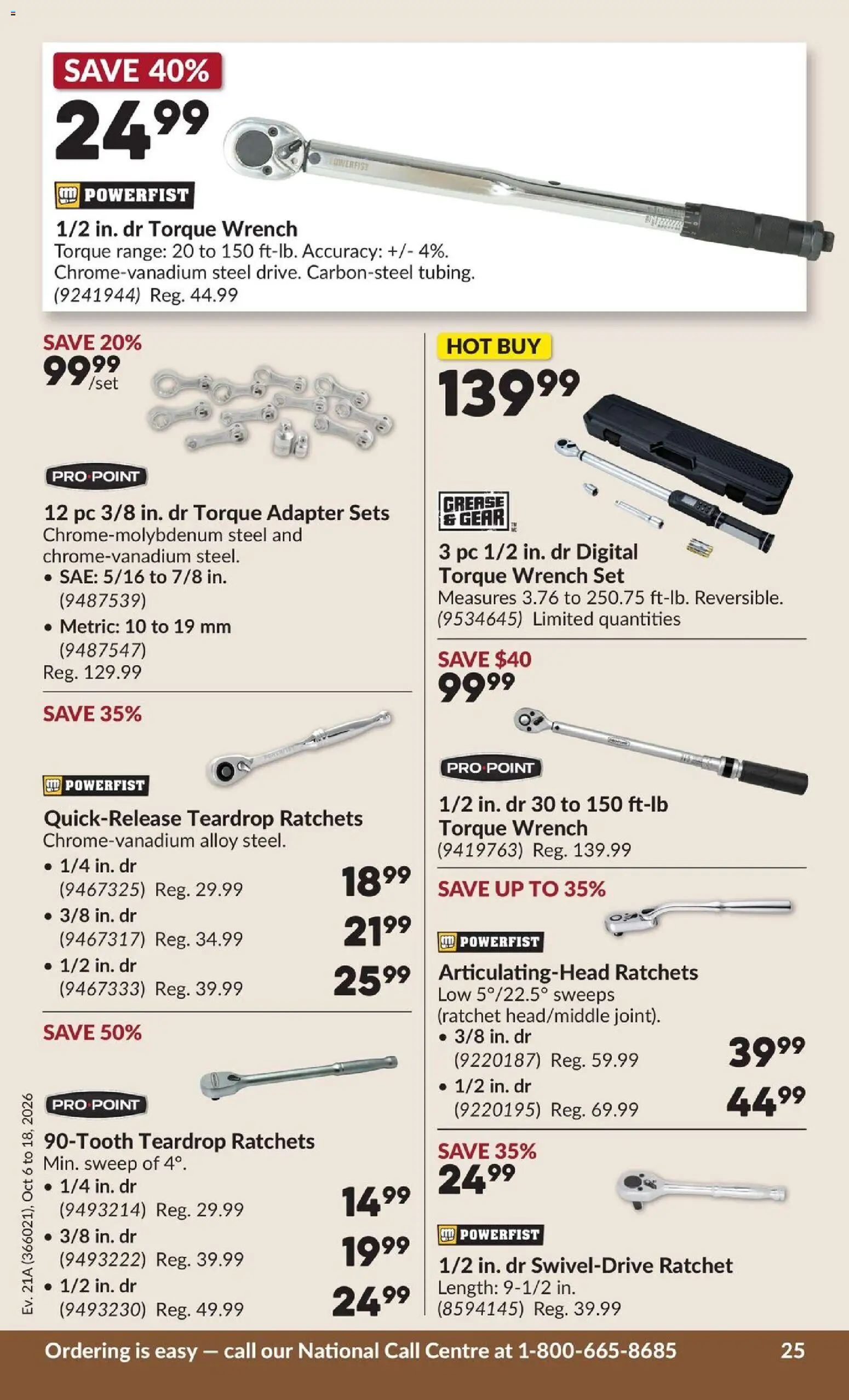 Princess Auto flyer valid from Oct 6, 2026 | Page: 30 | Products: PC, Adapter