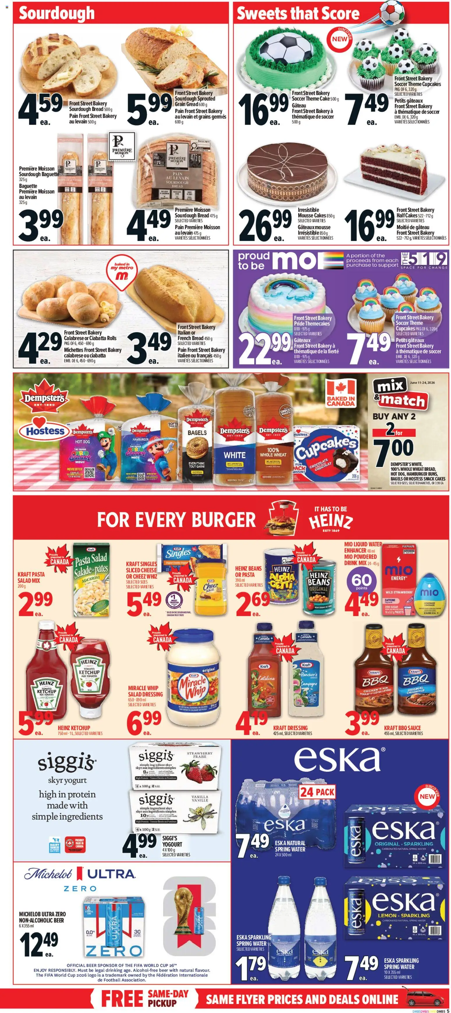 Metro flyer valid from 11.06.2026 | Page: 12 | Products: Bakery, Cheese, Bread, Chocolate