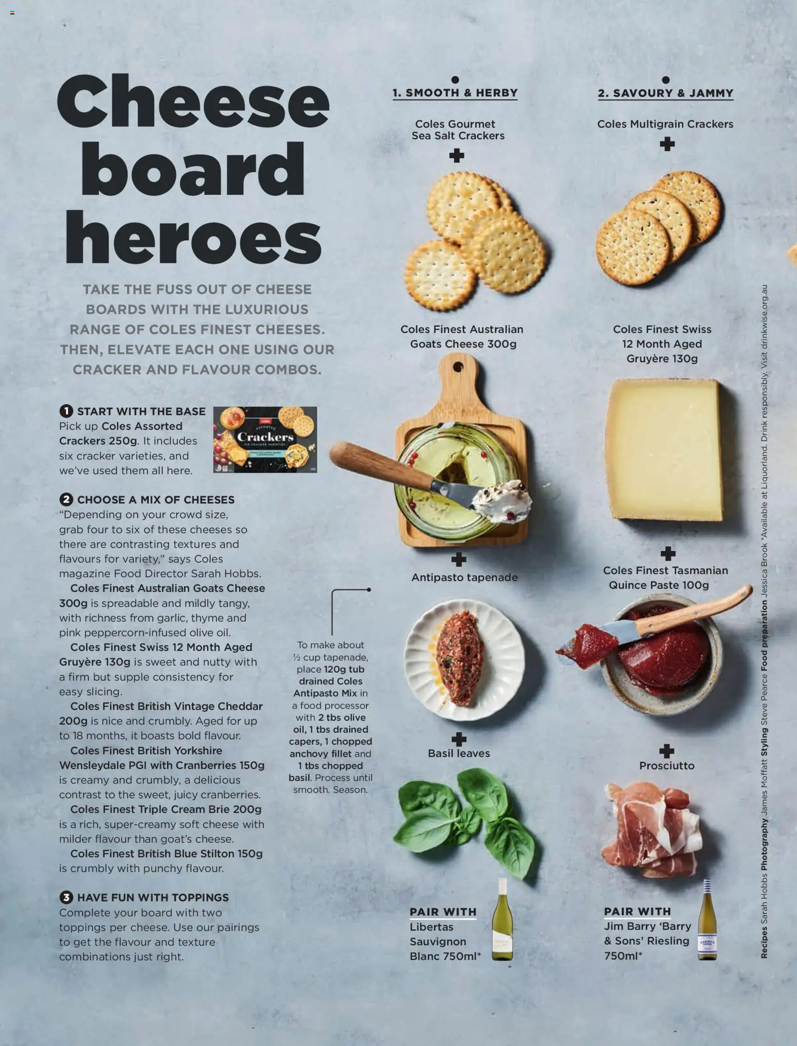 Coles catalogue - valid from 01/10/2026 | Page: 10 | Products: Crackers, Cheese, Salt, Food processor