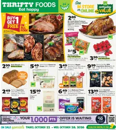 Preview of Thrifty Foods weekly flyer / circulaire from shop Thrifty Foods valid from Oct 22, 2026