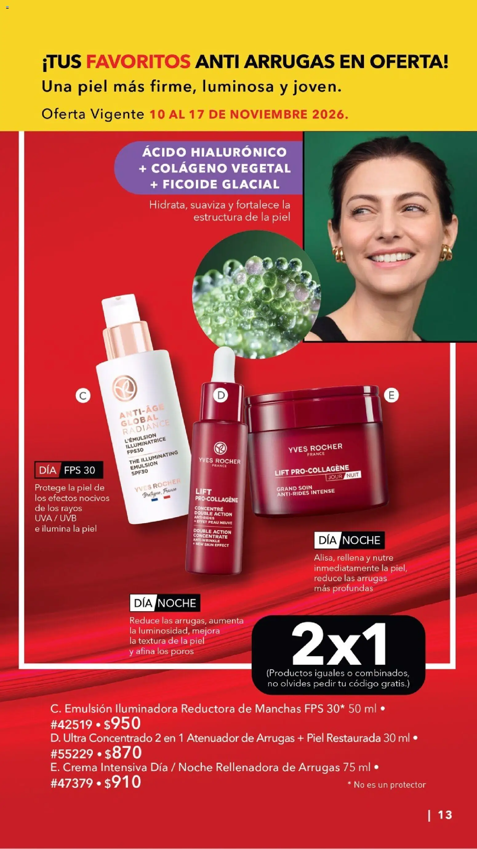 Nuevas ofertas de Yves Rocher válidas en toda la República Mexicana desde el 27/10/2026. ¡Encuentra las mejores ofertas en Yves Rocher Buen Fin! | Página: 13