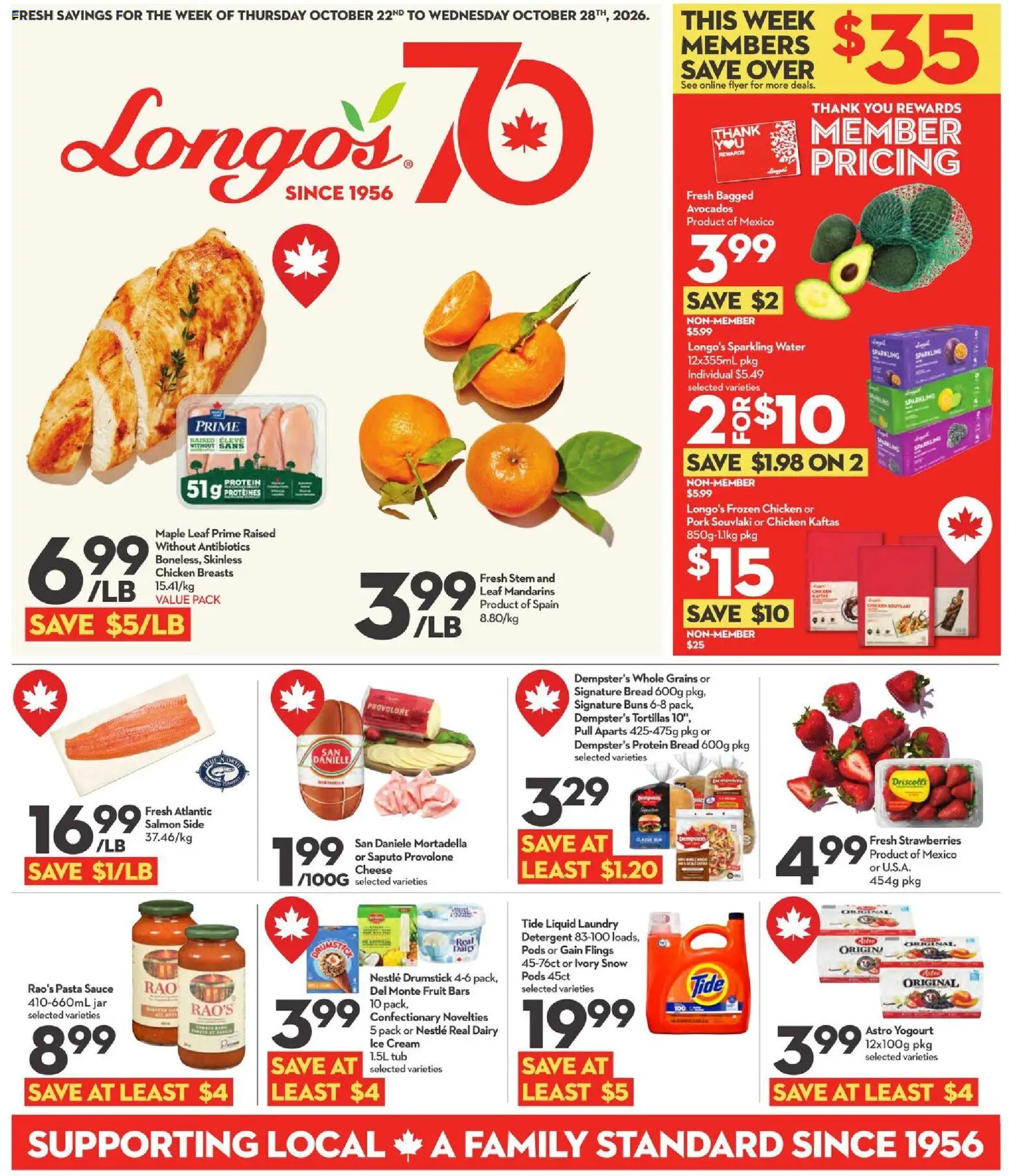 Longo's flyer valid from Oct 22, 2026 | Page: 1