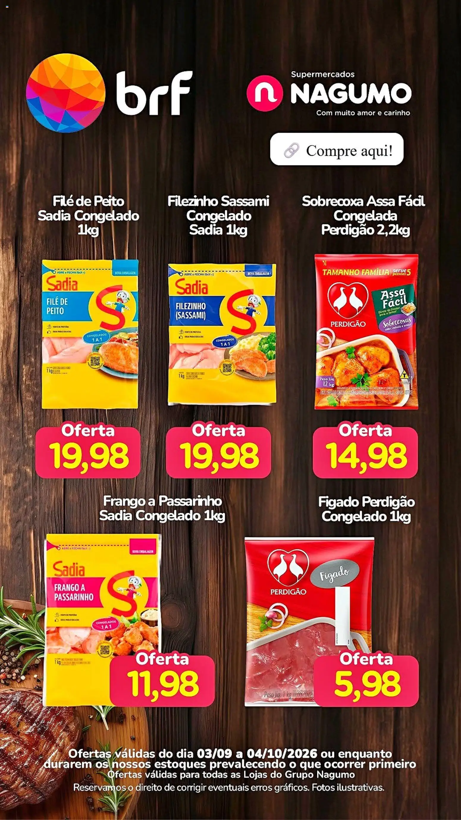 Nagumo Folheto - válido de 03/09/2026 | Página: 1 | Produtos: Freezer, Fígado, Frango