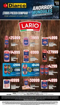 Vista previa Diarco - Especial Lario válido desde el 15.06.2026