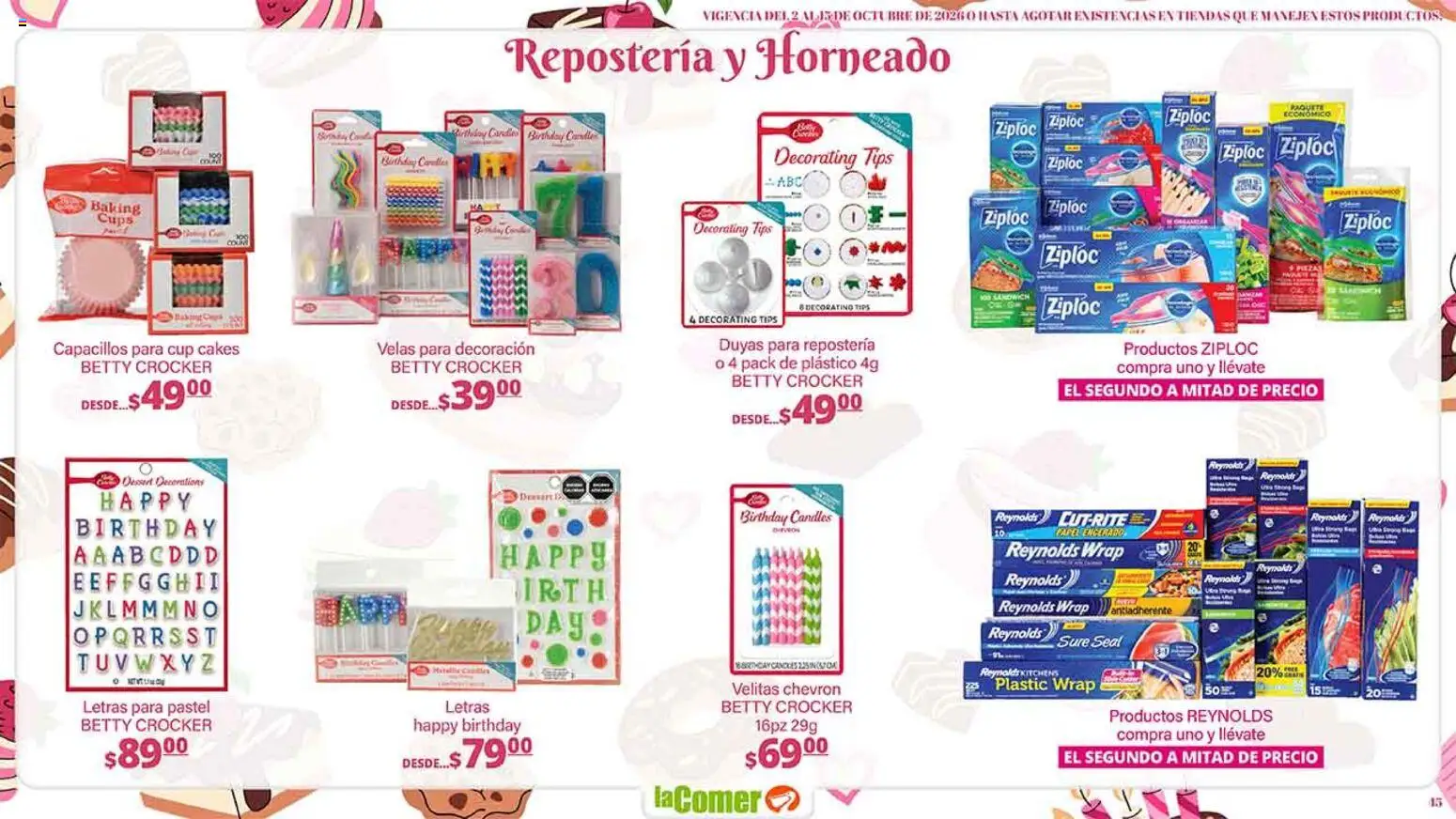 Nuevas ofertas de La Comer válidas en toda la República Mexicana desde el 02/10/2026. ¡Encuentra las mejores ofertas en La Comer folleto es la tienda rosa! | Página: 45