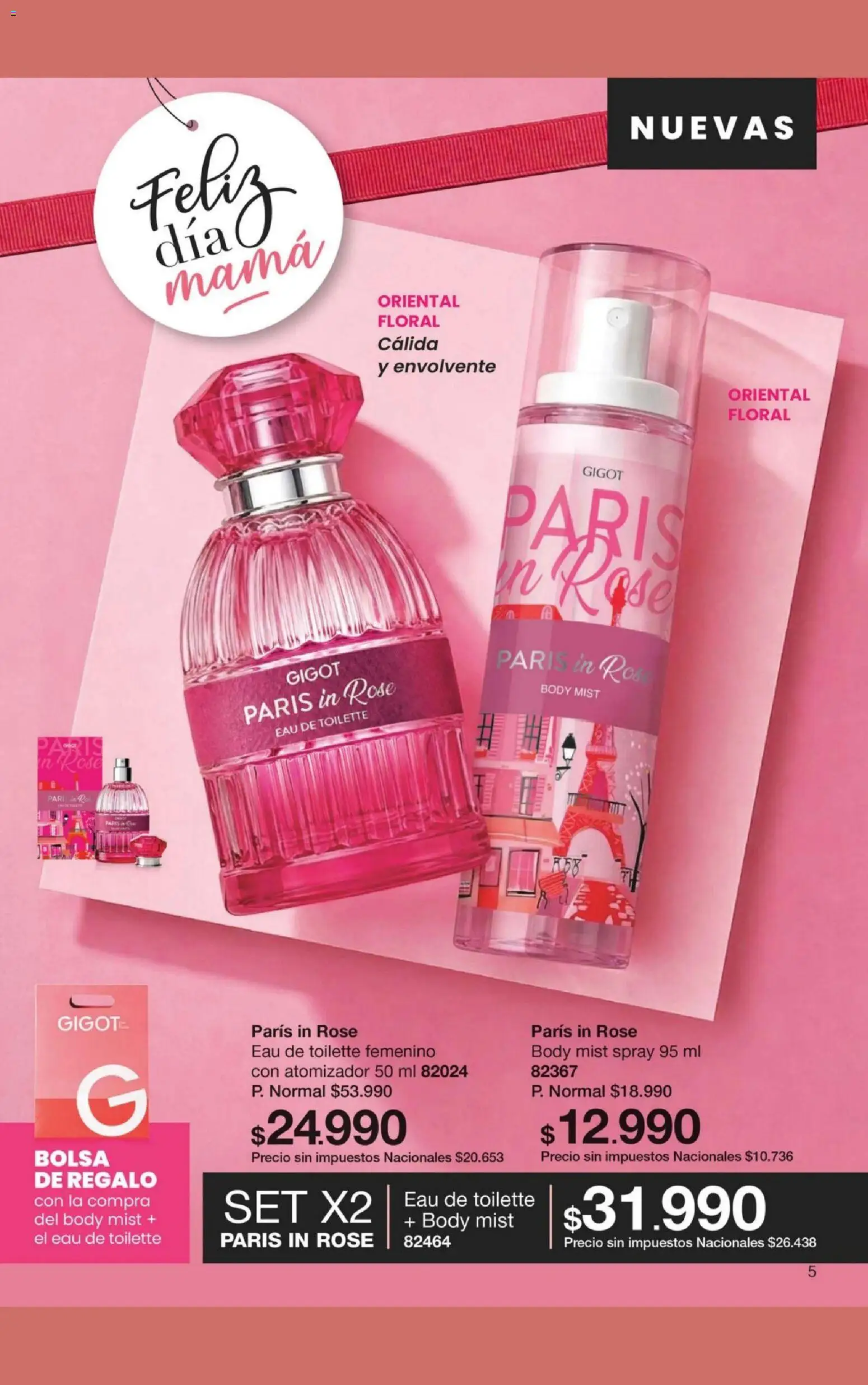 Gigot catálogo │ válido desde el 21/09/2026 | Página: 11 | Productos: Body, Bolsa, Eau de toilette