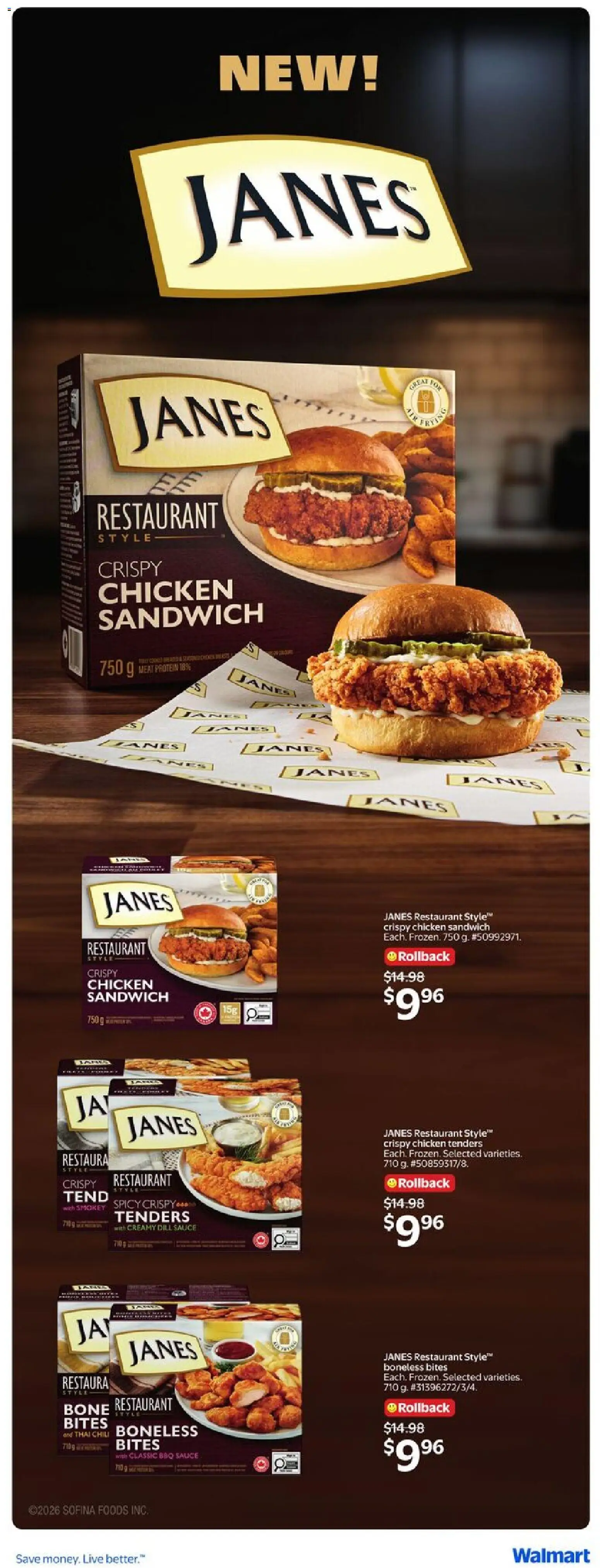 Walmart flyer valid from Jul 9, 2026 | Page: 16 | Products: Chicken