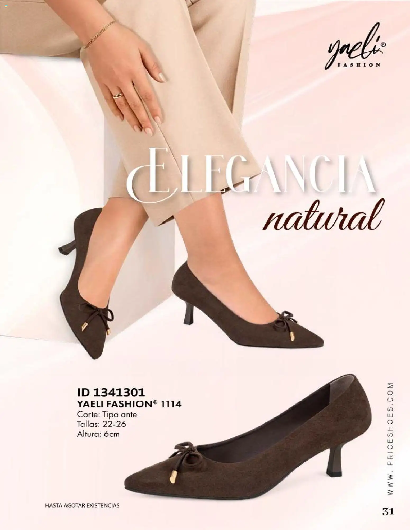 Nuevas ofertas de Price Shoes válidas en toda la República Mexicana desde el 09.05.2026. ¡Encuentra las mejores ofertas en Price Shoes catálogo Especial Vestir! | Página: 31