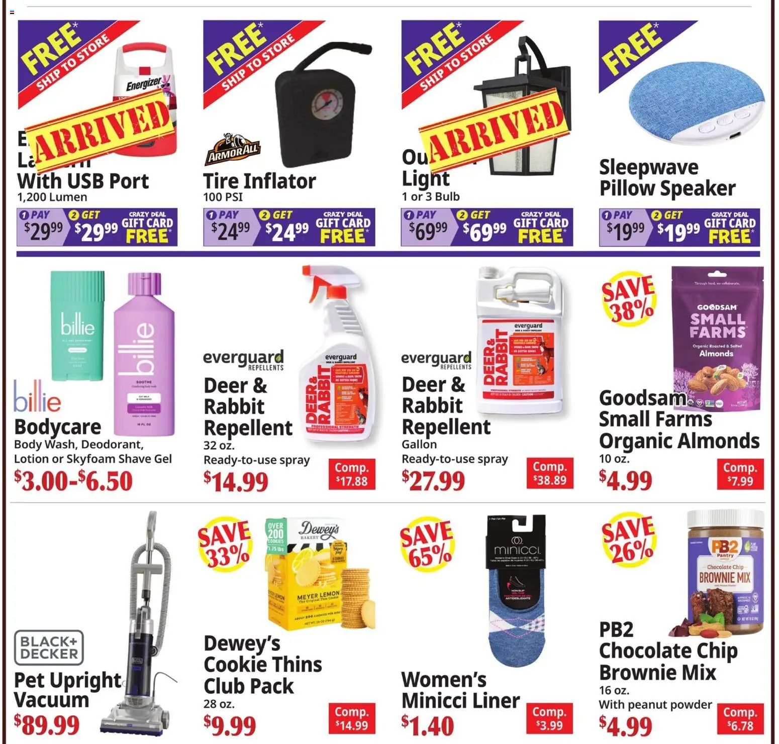 Ocean State Job Lot Ad - valid from 08/13/2026 | Page: 3 | Products: Powder, Shave Gel, Lemon, Usb